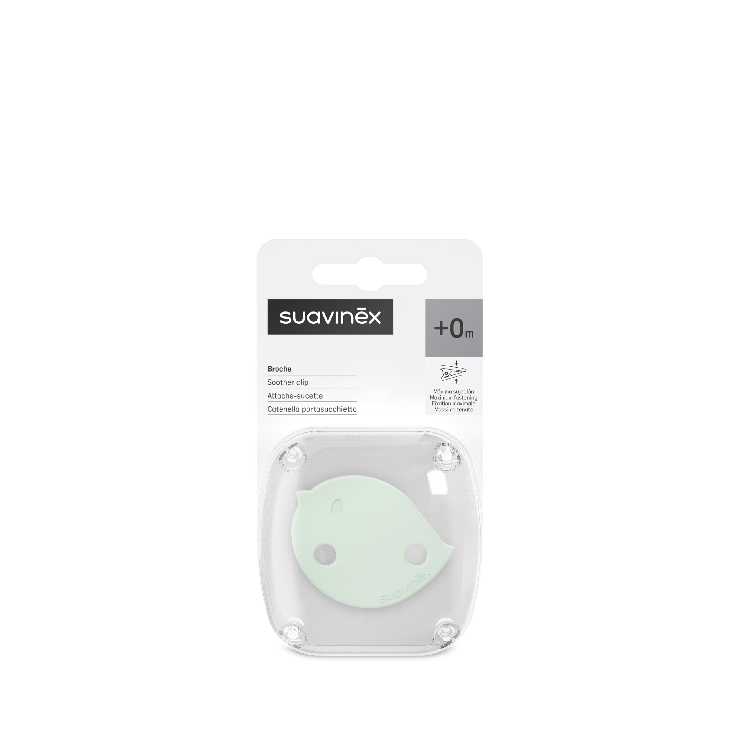 suavinex-chupetero-birdies-verde-cadena-sujetachupetes-con-clip-y-placa-de-pajar image 3