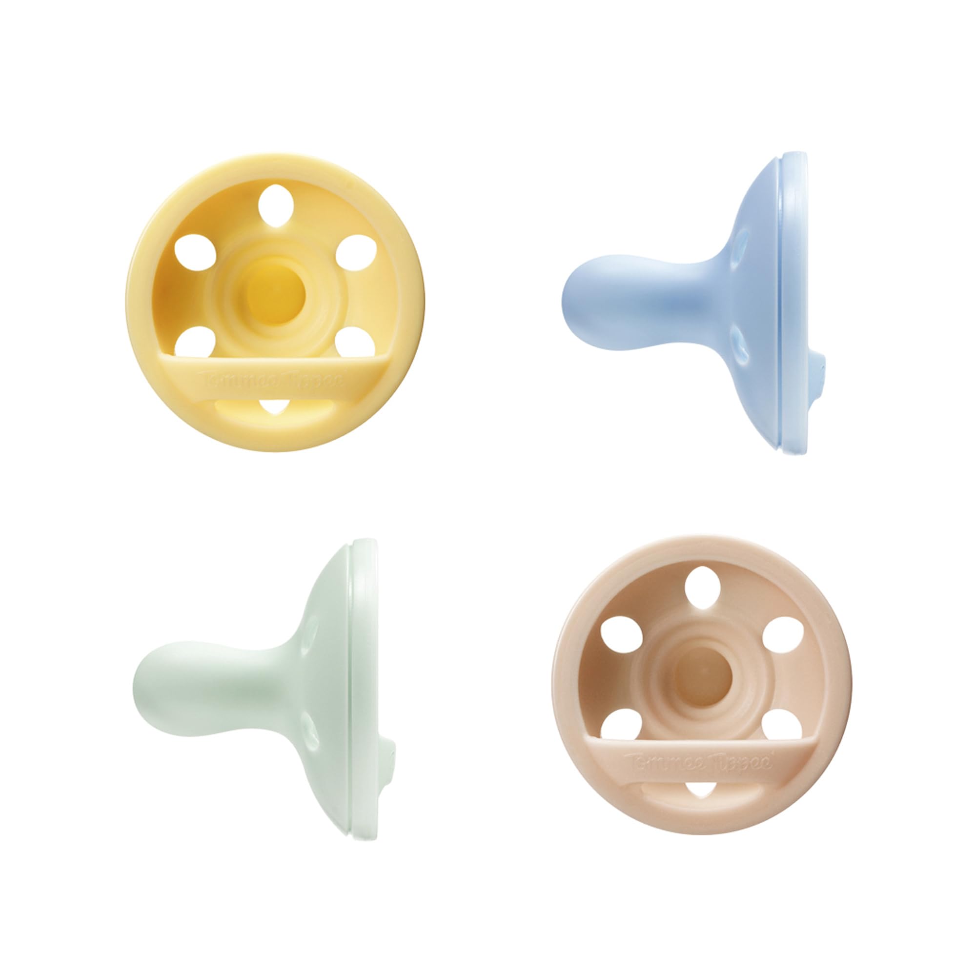tommee-tippee-chupete-anat-mico-ligero-0-6m-pack-de-4-silicona-de-una-sola-pieza image 1