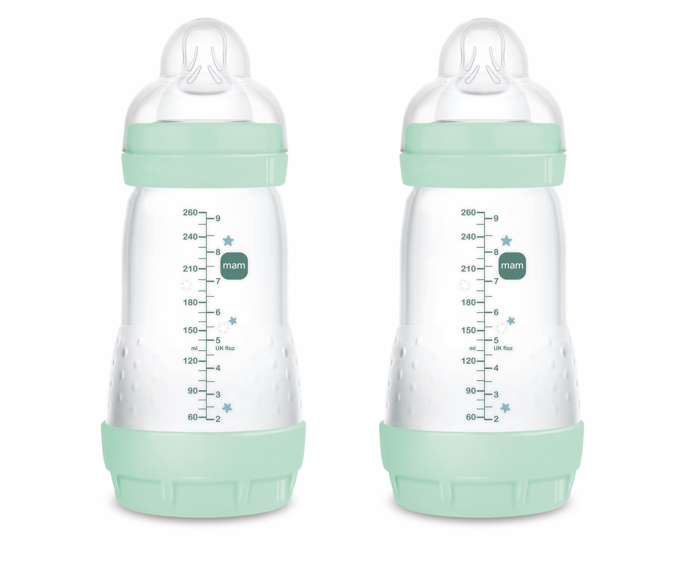 mam-easy-start-anti-colic-pack-de-2-biberones-260-ml-2-4-meses-tetina-skinsoft-f-2 image 1