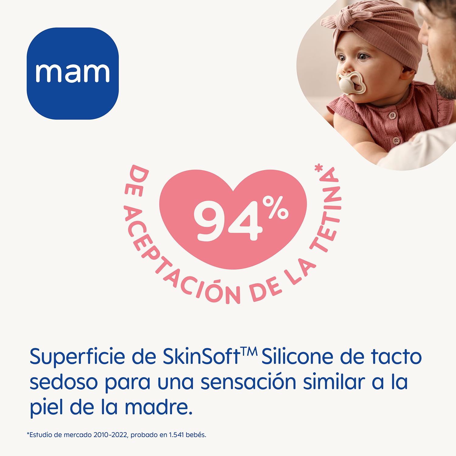 mam-air-chupete-2-6-meses-con-escudo-ventilado-para-piel-sensible-tetina-skinsof image 2