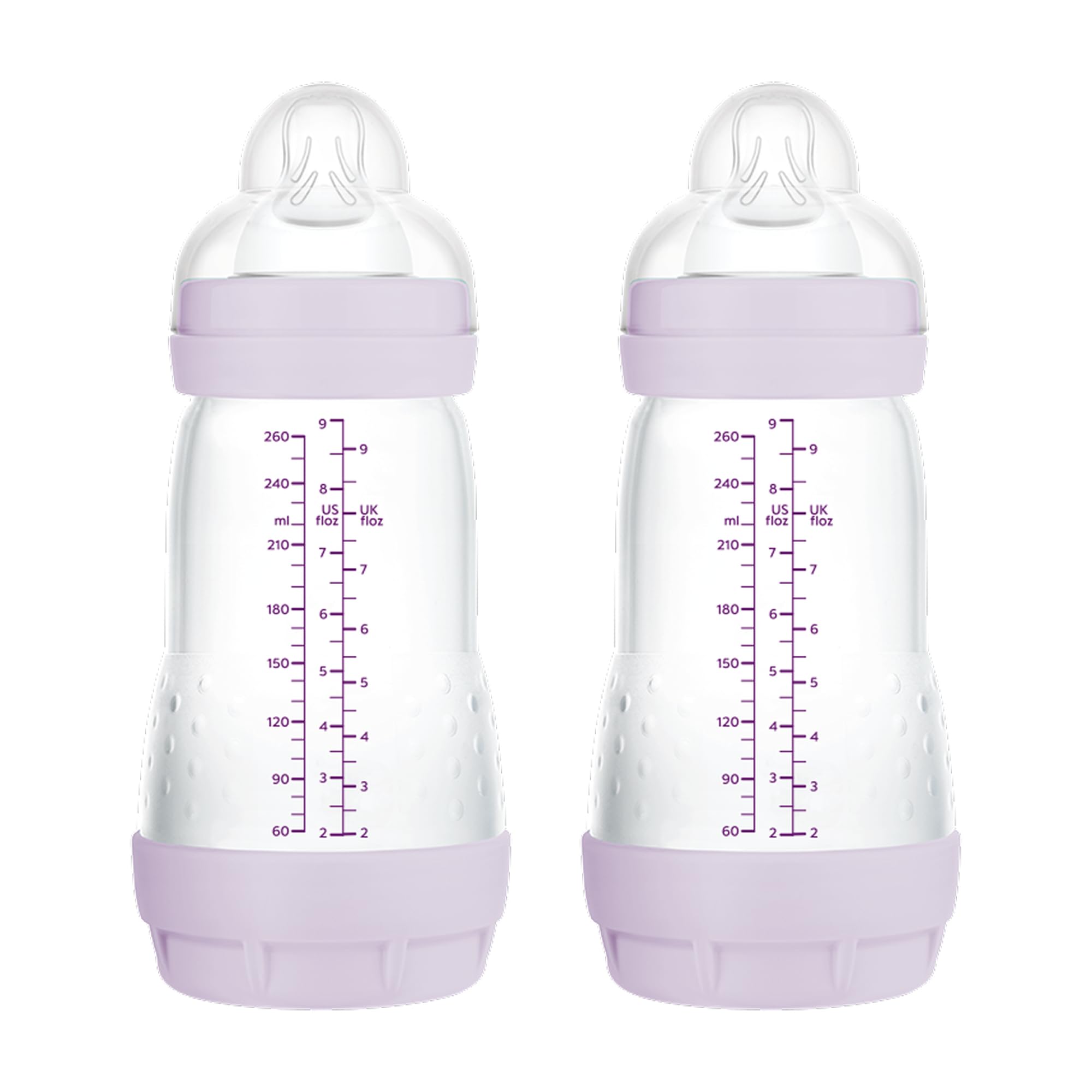 mam-easy-start-anti-colic-biber-n-antic-lico-260ml-pack-de-2-2-4-meses-con-tetin image 1