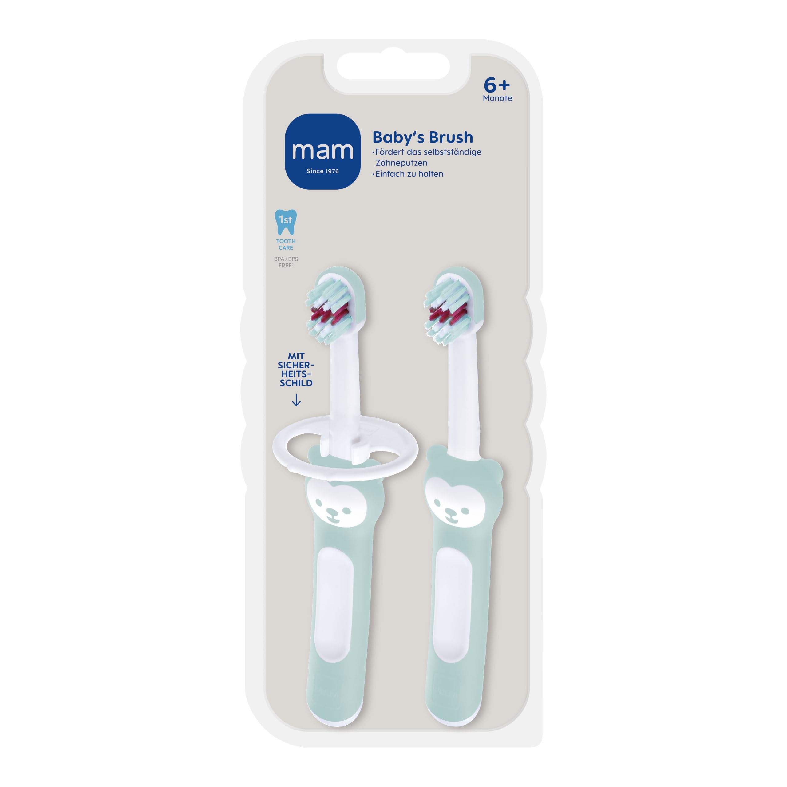 mam-baby-s-brush-juego-de-2-cepillos-de-dientes-para-beb-6-meses-mango-corto-erg image 2