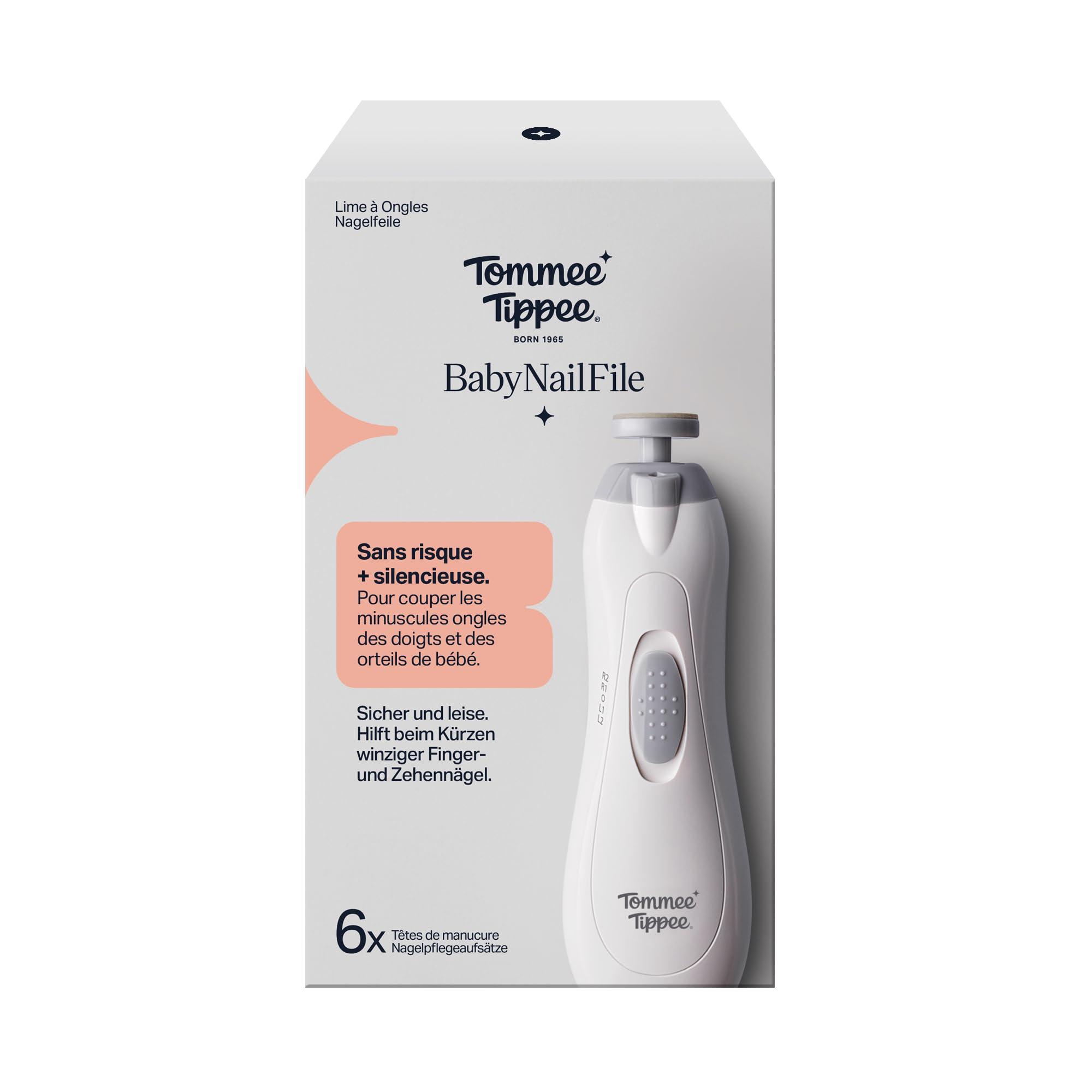 tommee-tippee-corta-as-y-lima-de-u-as-el-ctrica-para-beb-corta-as-a-pilas-con-lu image 2