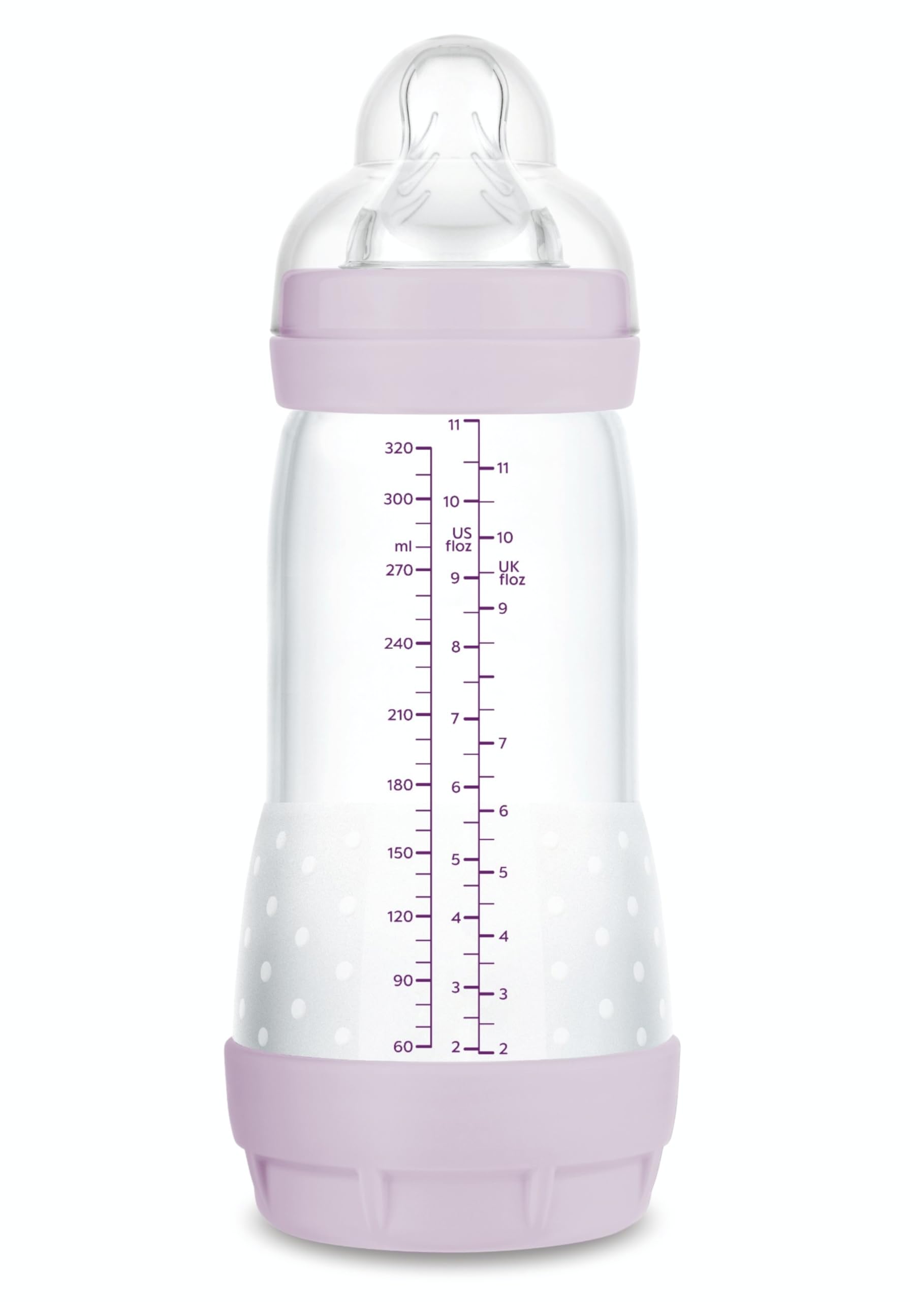 mam-easy-start-anti-colic-biber-n-320-ml-4-meses-rosa-mate-tetina-skinsoft-flujo image 1