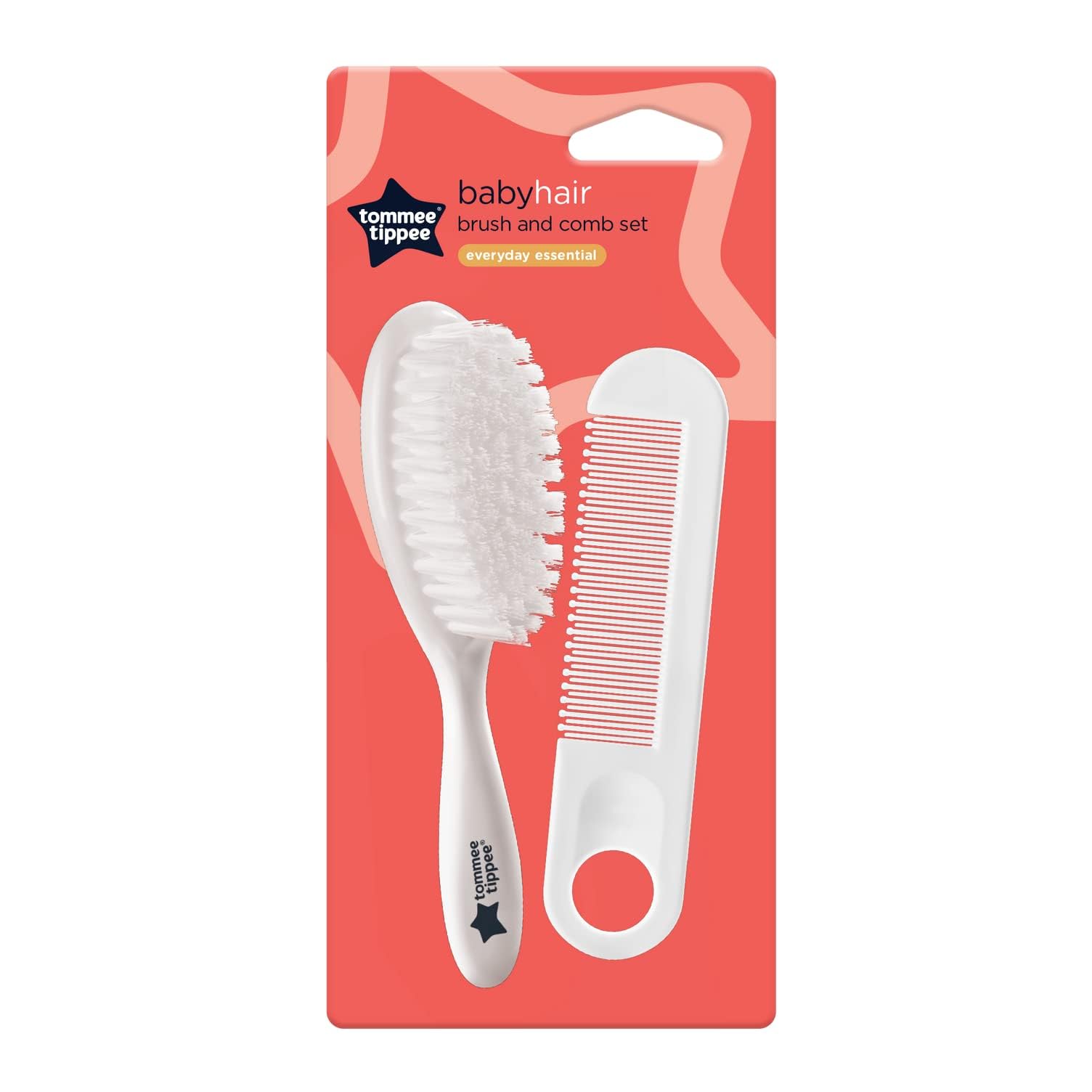 tommee-tippee-essential-basics-set-de-cepillo-y-peine-para-beb-con-cerdas-de-nil image 2