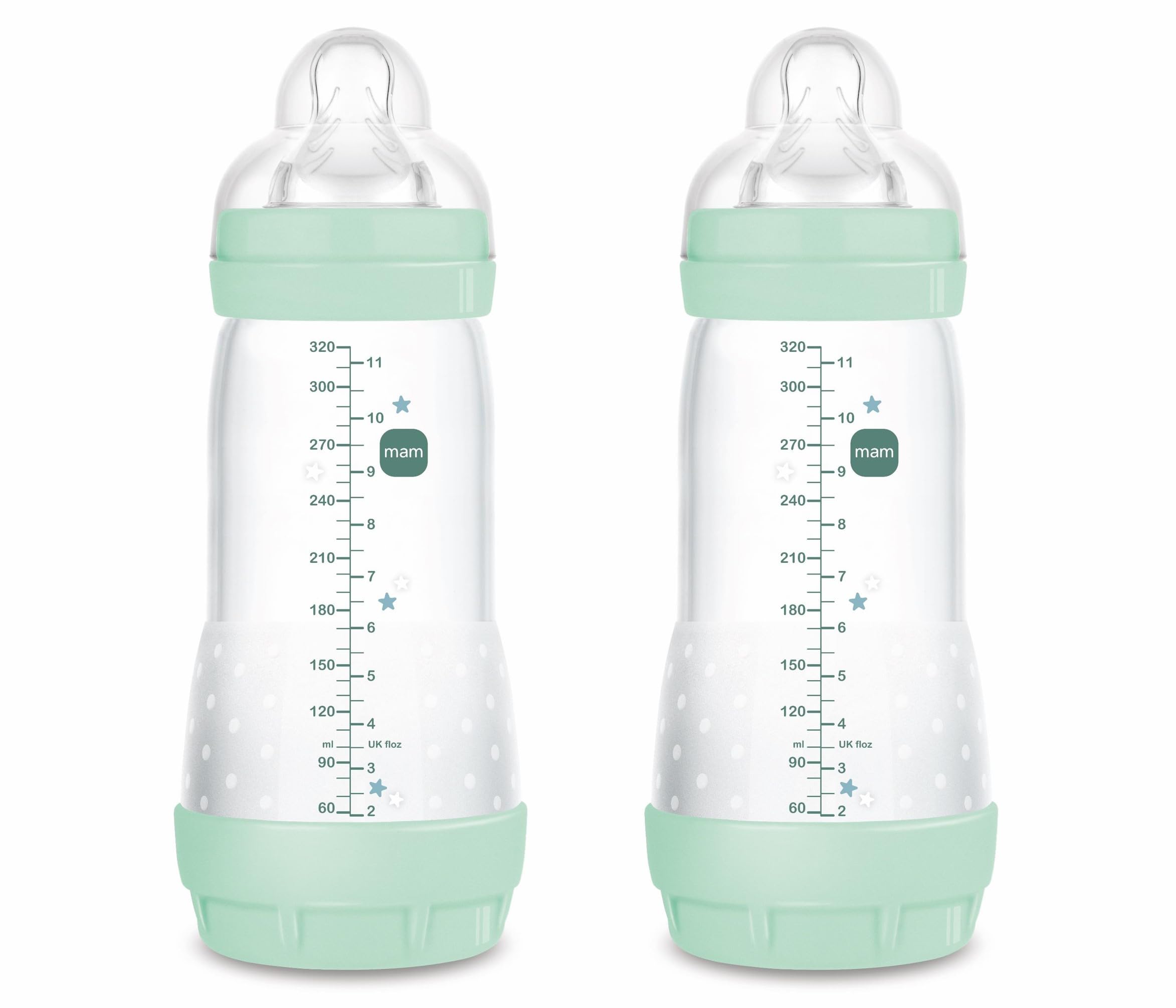 mam-easy-start-anti-colic-320-ml-pack-2-biberones-antic-licos-con-tetina-3-flujo image 1