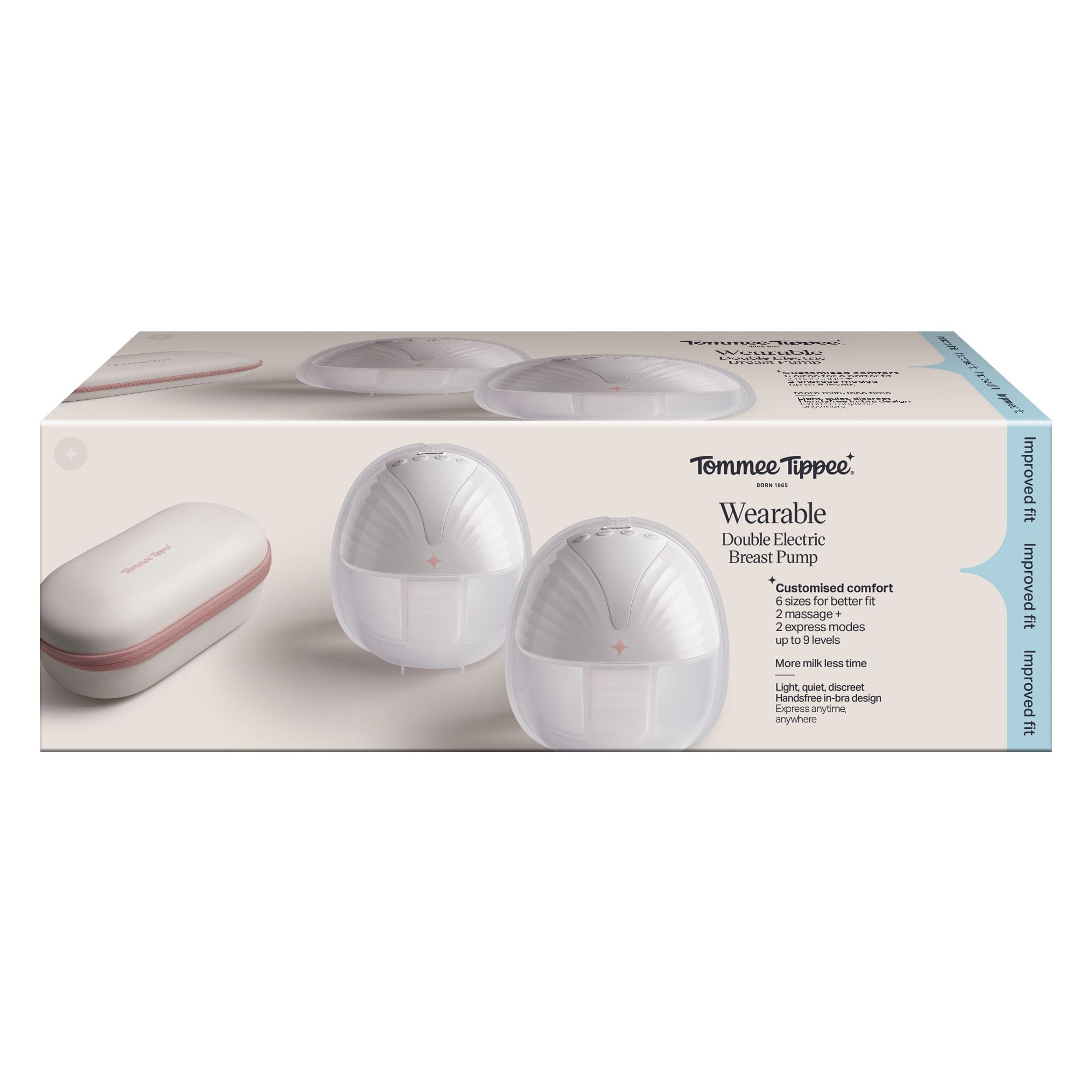 tommee-tippee-made-for-me-extractor-de-leche-doble-port-til-manos-libres-silenci image 3