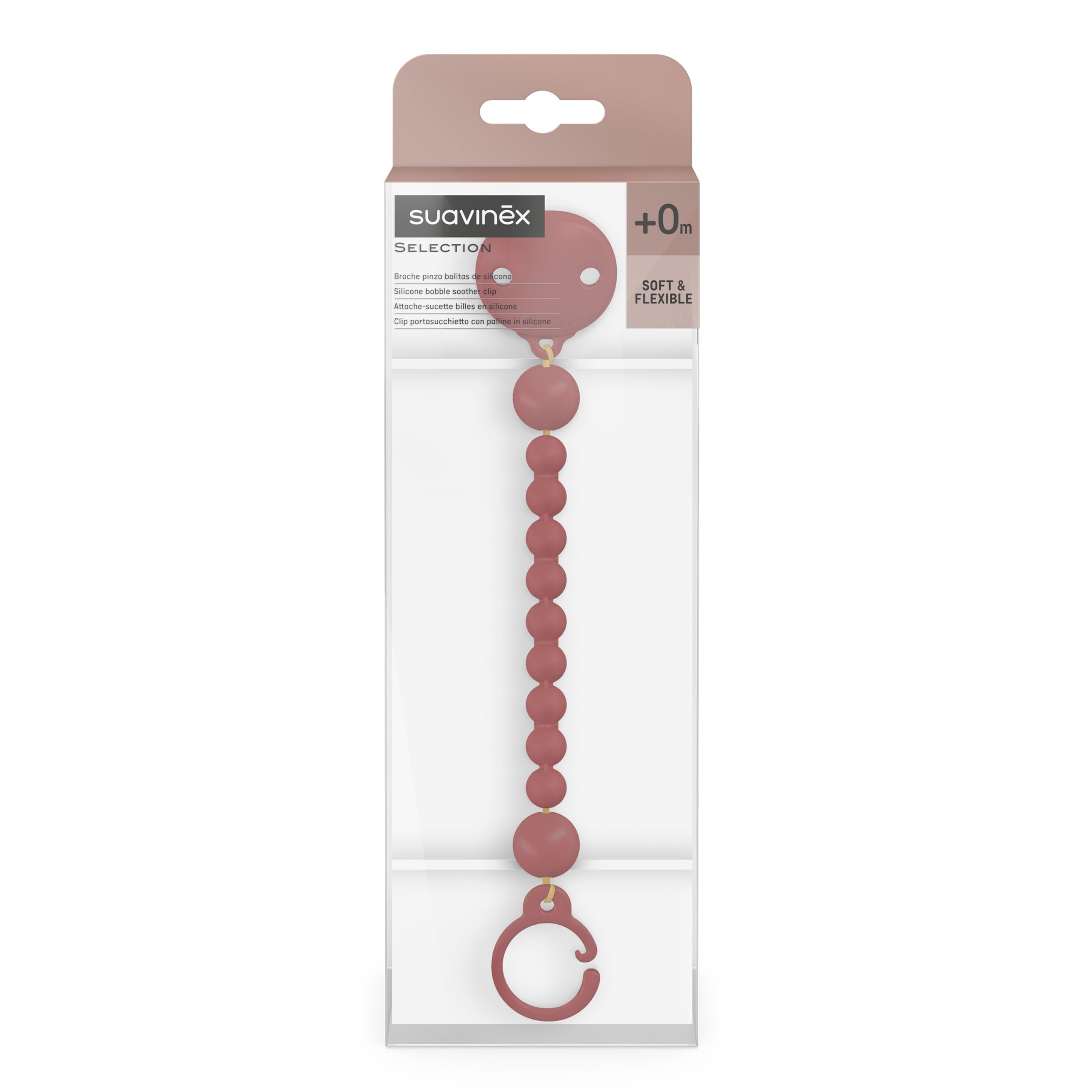 suavinex-colour-essence-chili-pepper-broche-pinza-chupetero-de-silicona-con-cade image 2