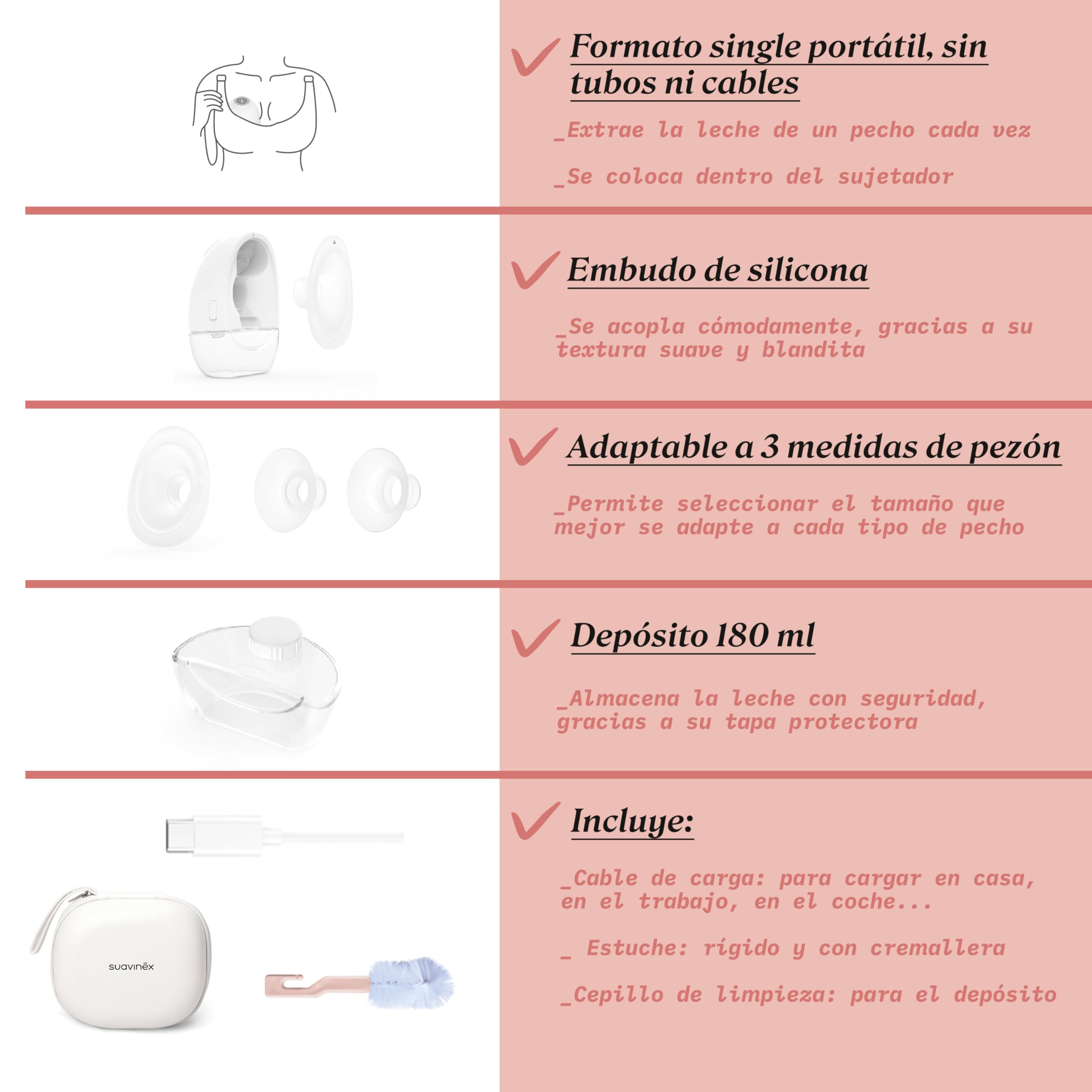 suavinex-sacaleches-manos-libres-sin-cables-extractor-de-leche-materna-el-ctrico image 6