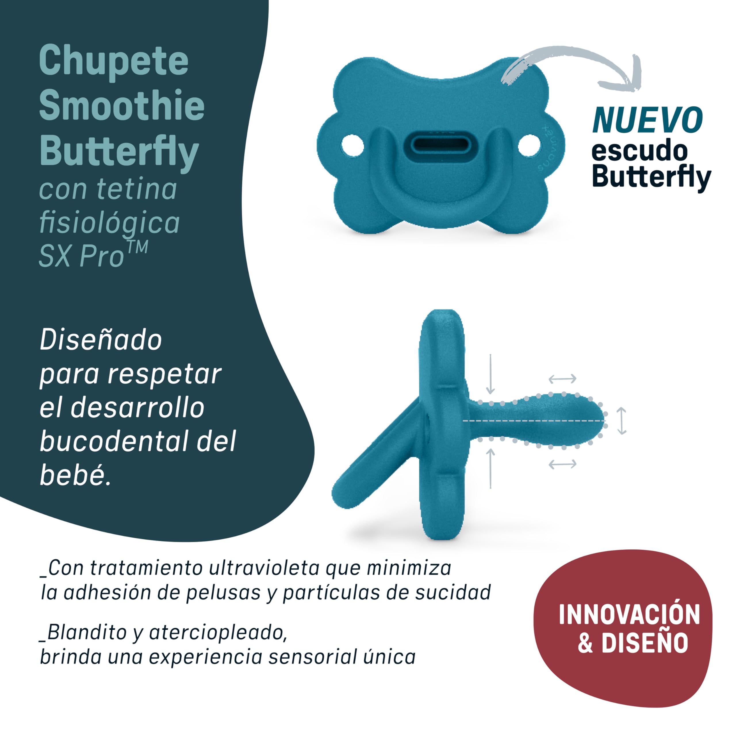 suavinex-smoothie-butterfly-chupete-todo-silicona-0-6-meses-pack-de-3-tetina-fis image 7