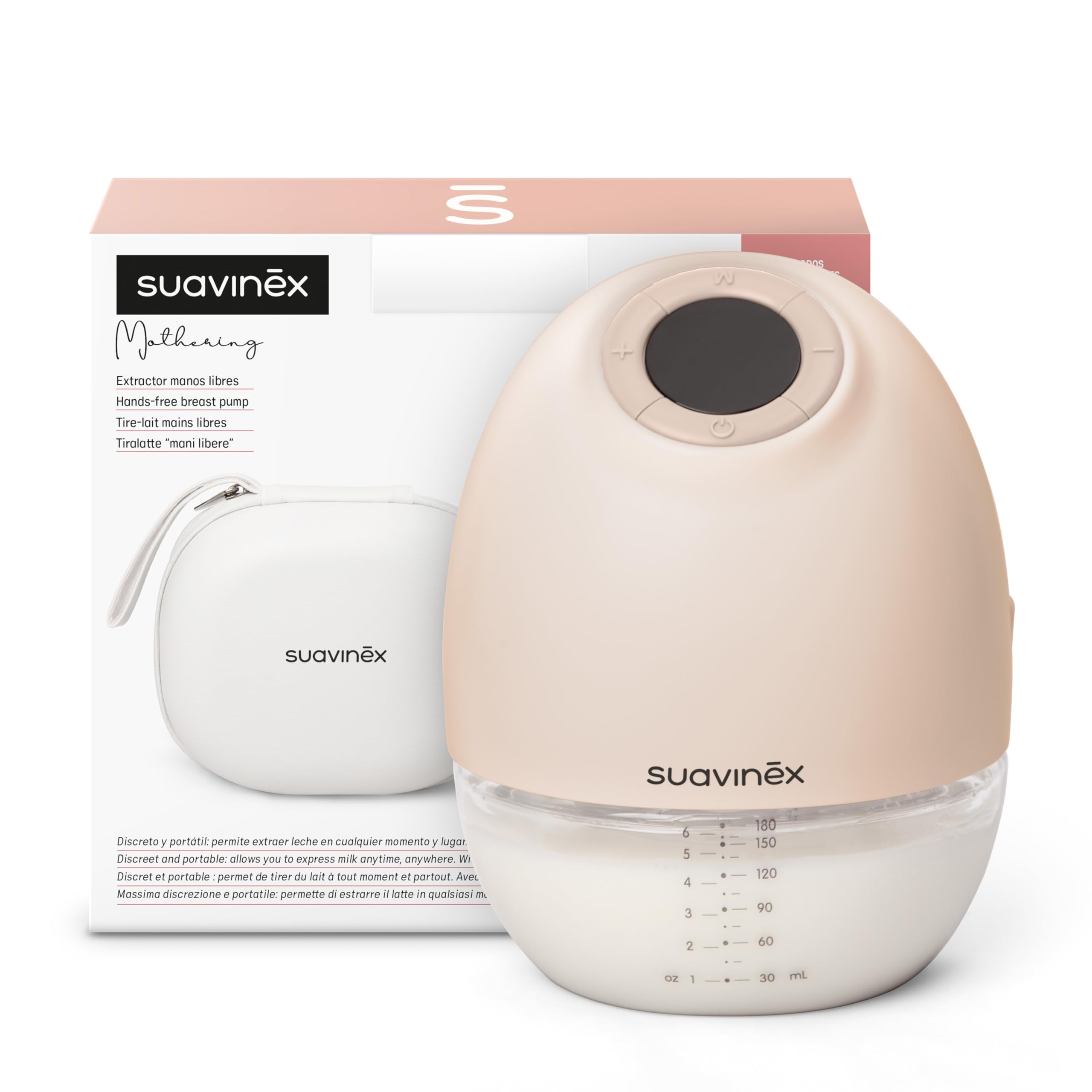 suavinex-sacaleches-manos-libres-sin-cables-extractor-de-leche-materna-el-ctrico image 1
