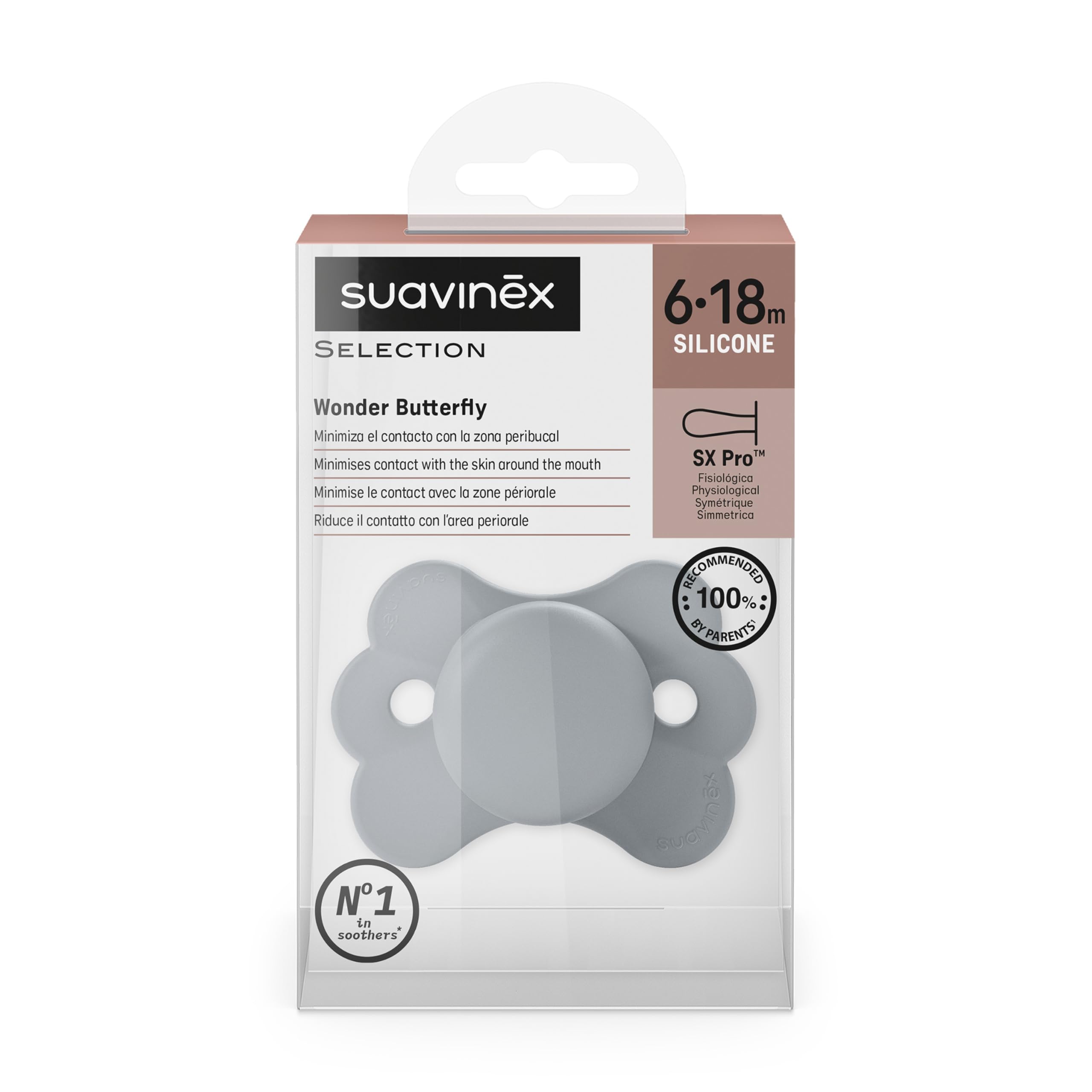 suavinex-chupete-wonderland-6-18-meses-tetina-fisiol-gica-de-silicona-sx-pro-sim image 2