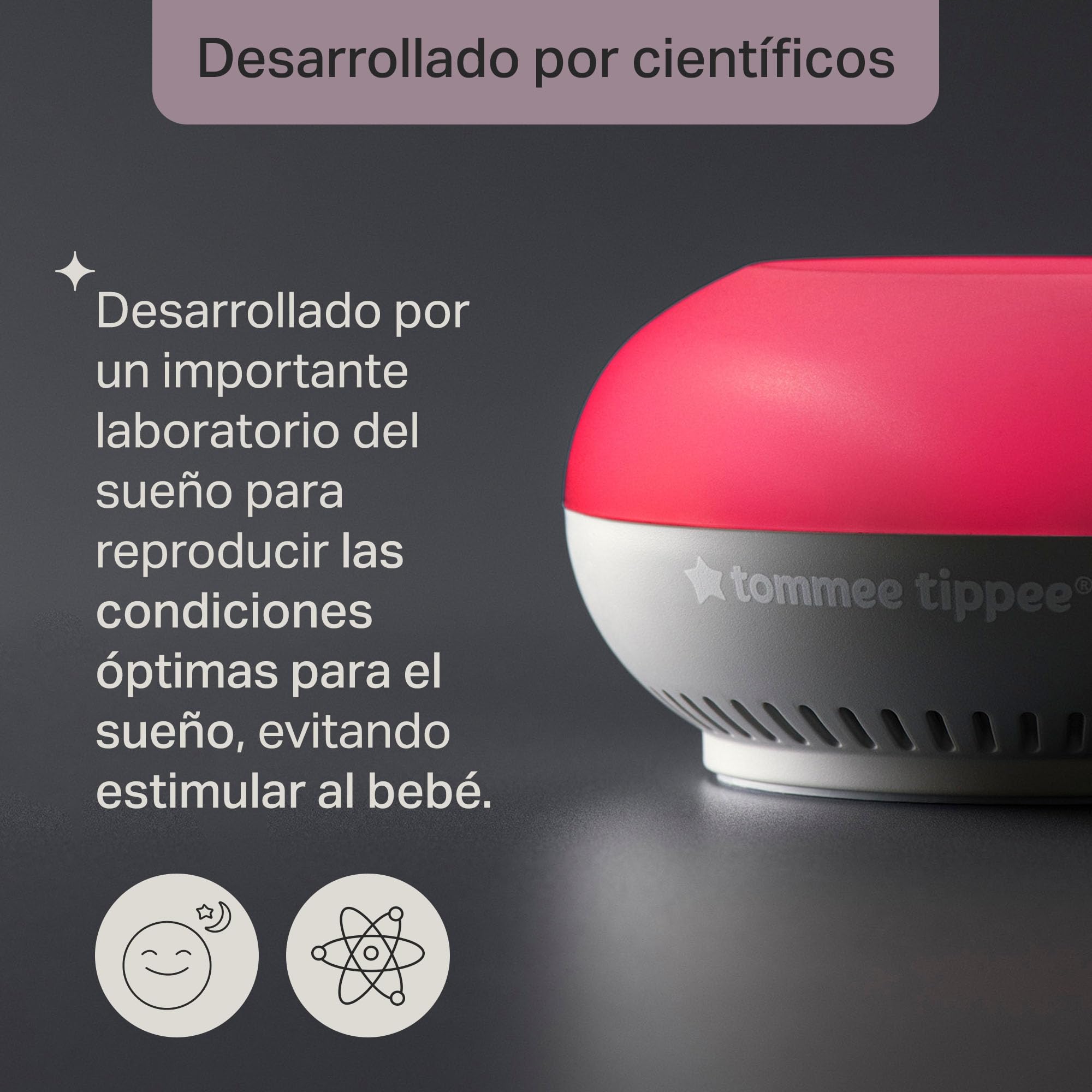 tommee-tippee-dreammaker-duermebeb-s-con-luz-y-sonido-ruido-rosa-luz-roja-y-crys image 4