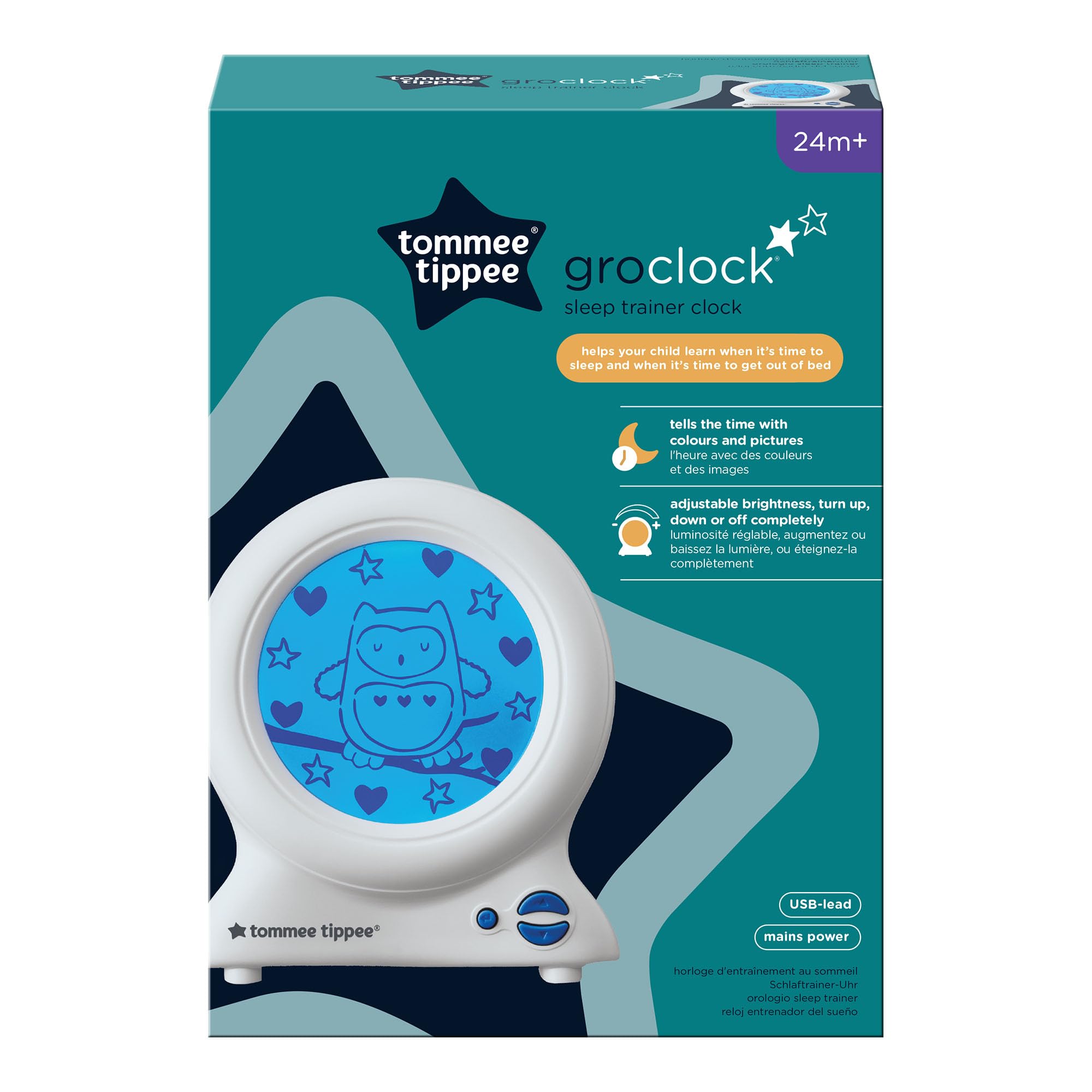 tommee-tippee-groclock-groclok-entrenador-del-sue-o-con-alarma-y-luz-nocturna-us image 3