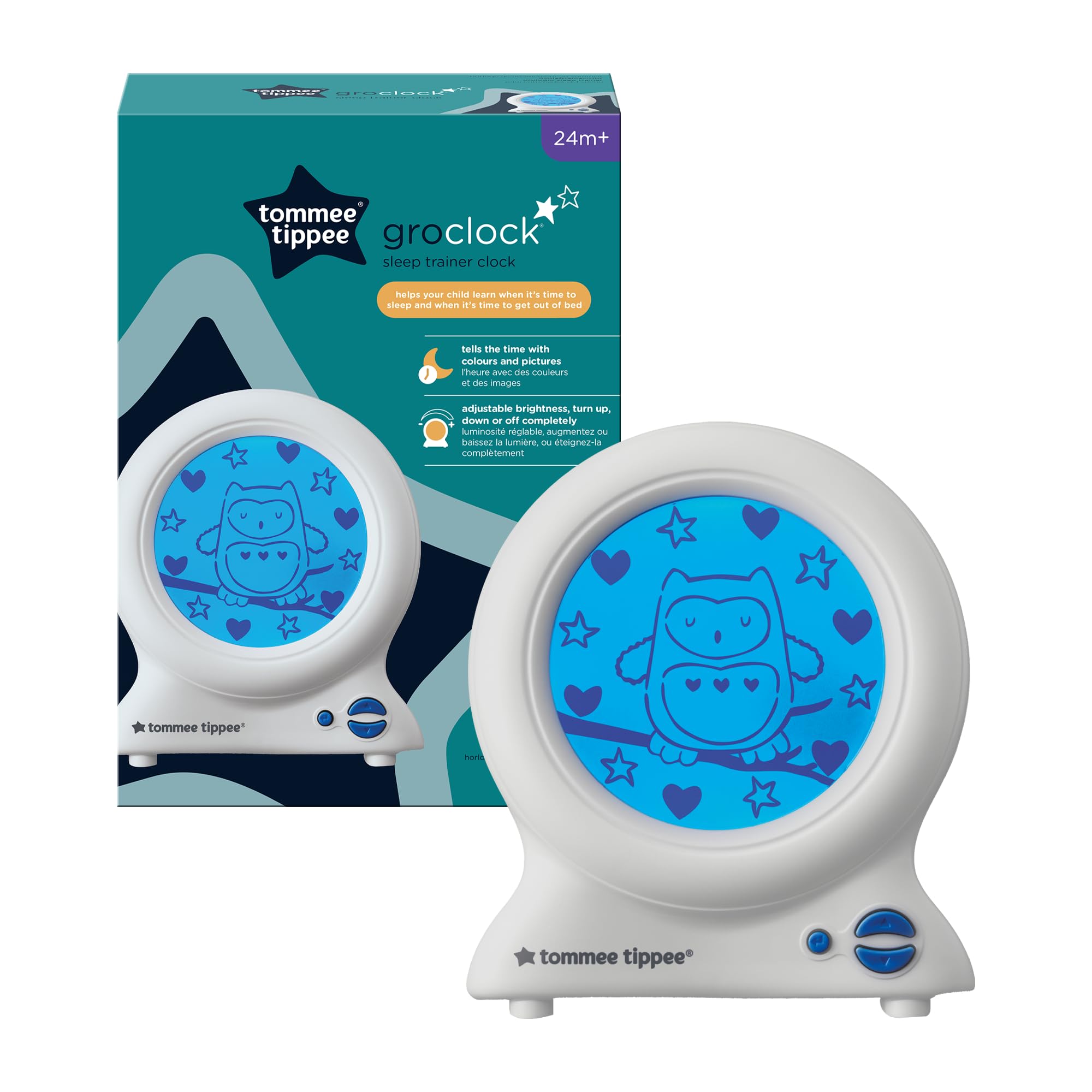 tommee-tippee-groclock-groclok-entrenador-del-sue-o-con-alarma-y-luz-nocturna-us image 2
