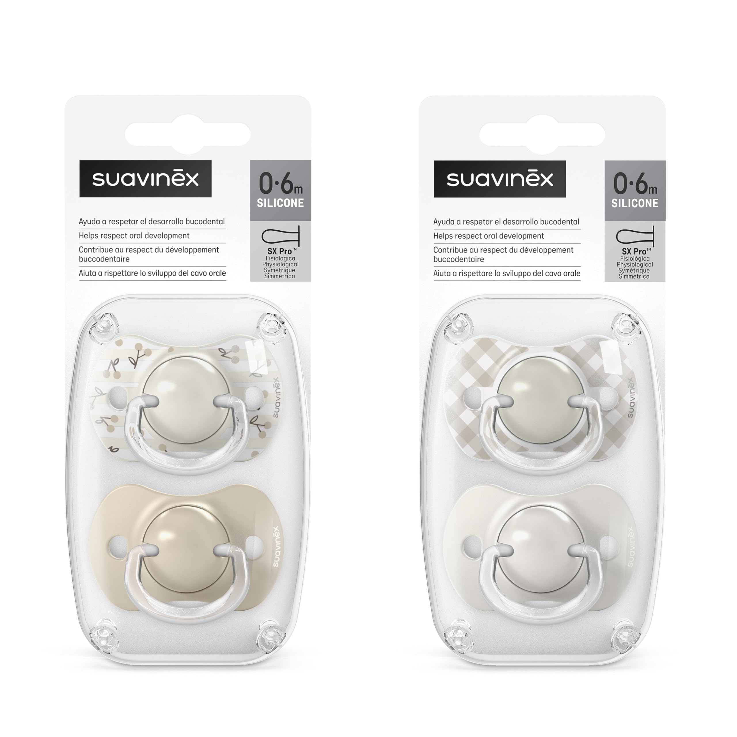 suavinex-pack-4-chupetes-sx-pro-tetina-fisiol-gica-de-silicona-sim-trica-y-rever image 5