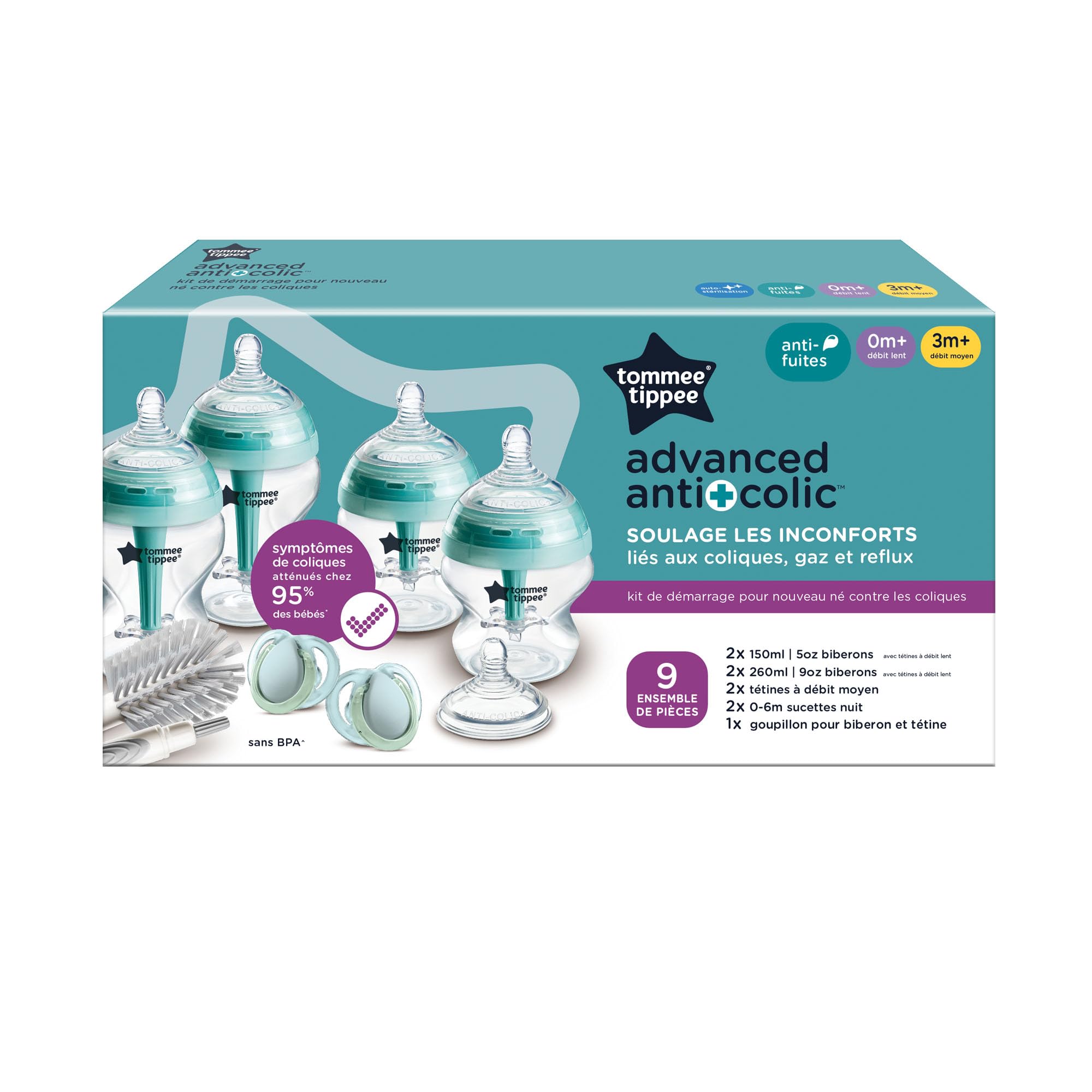 tommee-tippee-natural-start-set-antic-licos-ptimo-para-reci-n-nacidos-4-biberone image 2
