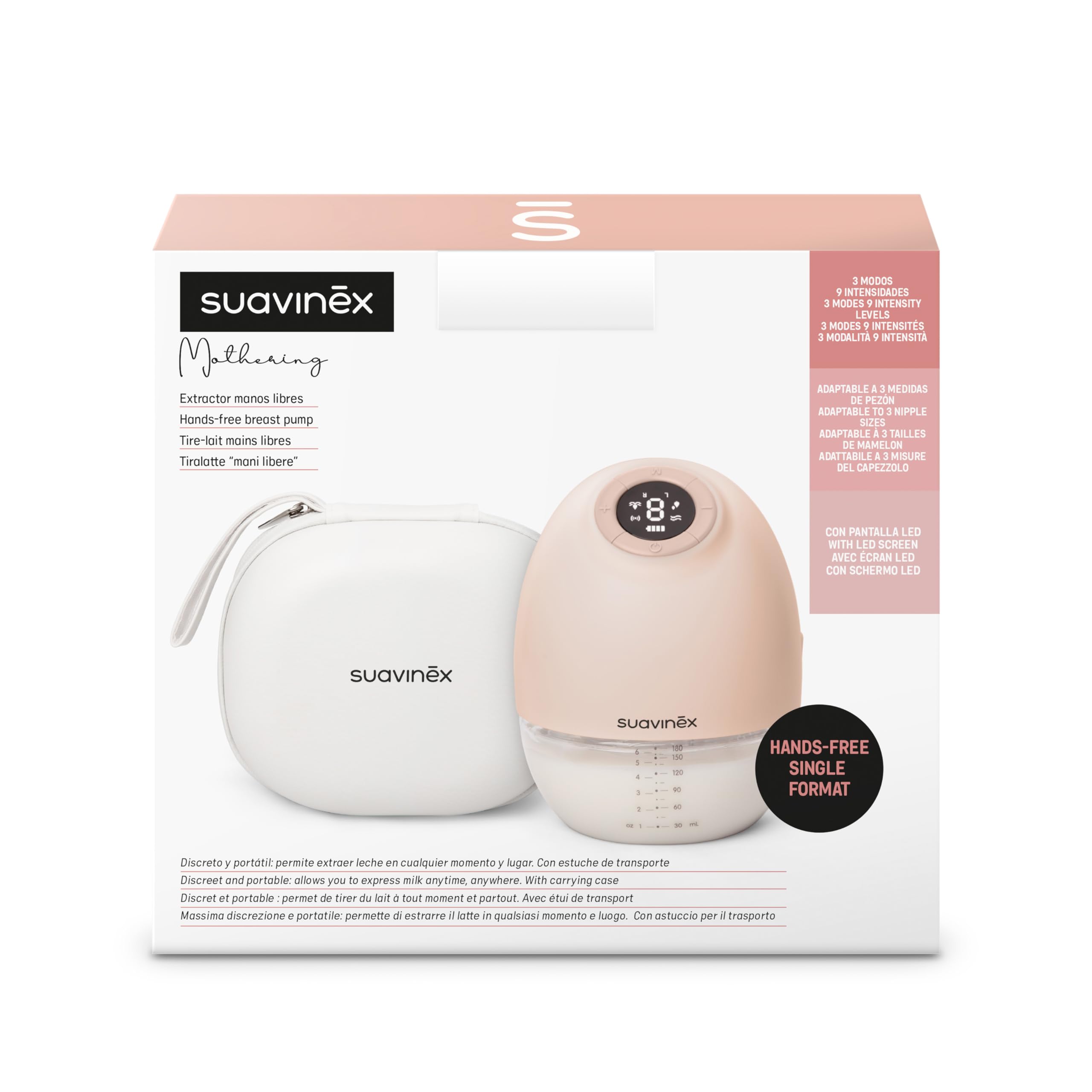 suavinex-sacaleches-manos-libres-sin-cables-extractor-de-leche-materna-el-ctrico image 8