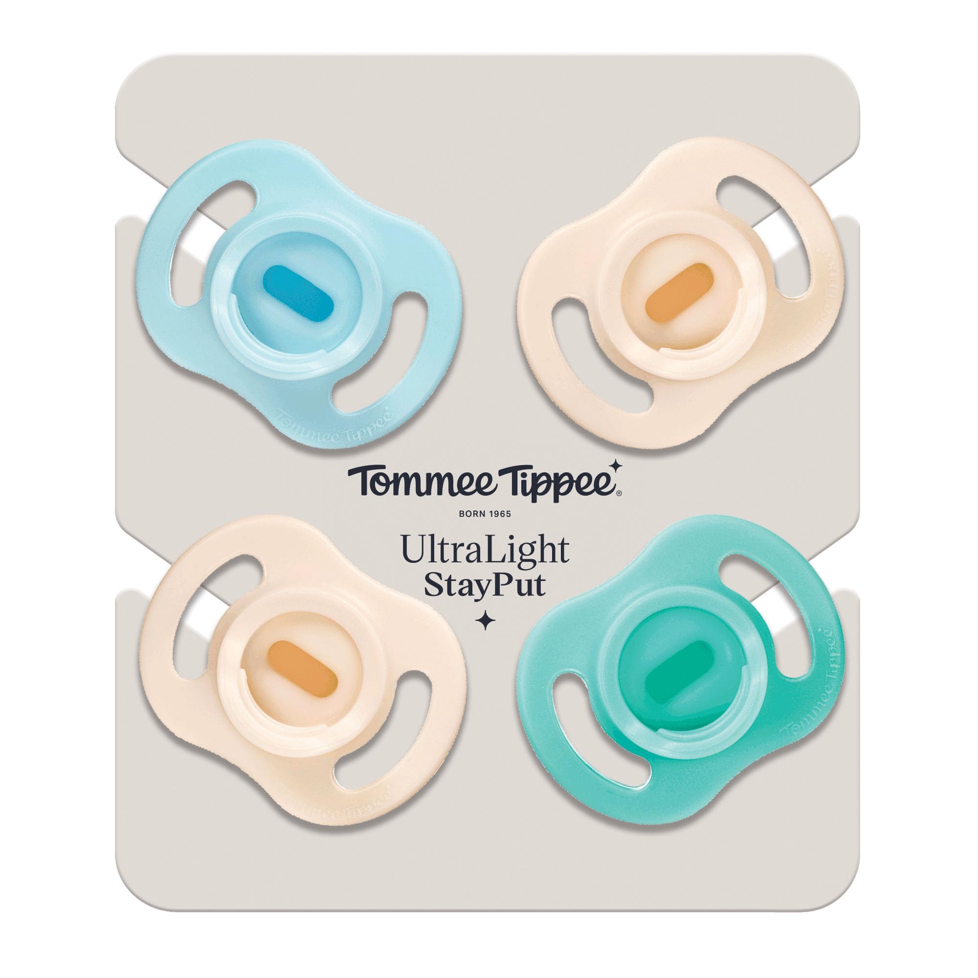 tommee-tippee-chupete-ultra-light-stayput-0-6m-pack-de-4-silicona-de-una-sola-pi image 2
