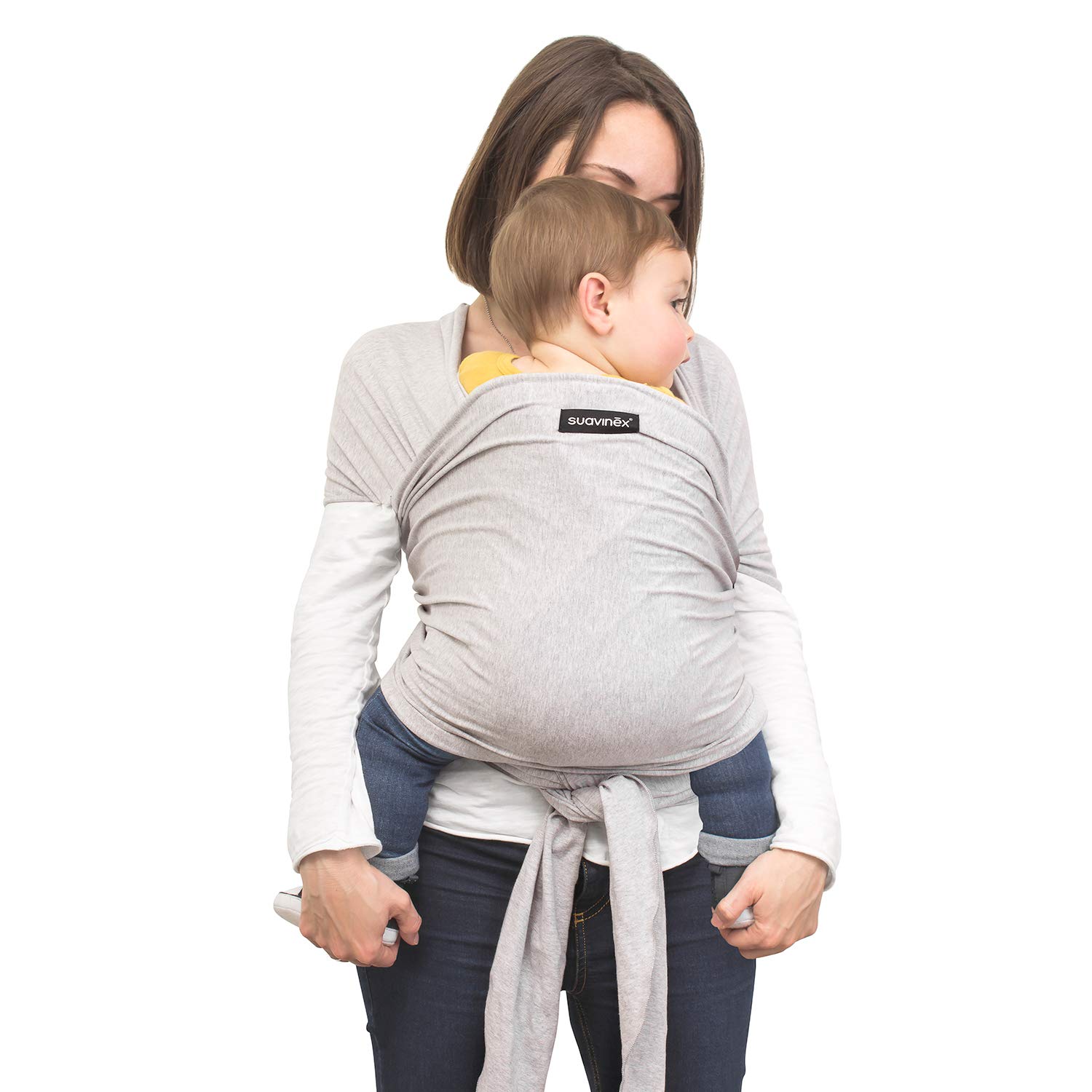 suavinex-baby-wrap-fular-portabeb-s-el-stico-ergon-mico-azul-apto-reci-n-nacidos image 7