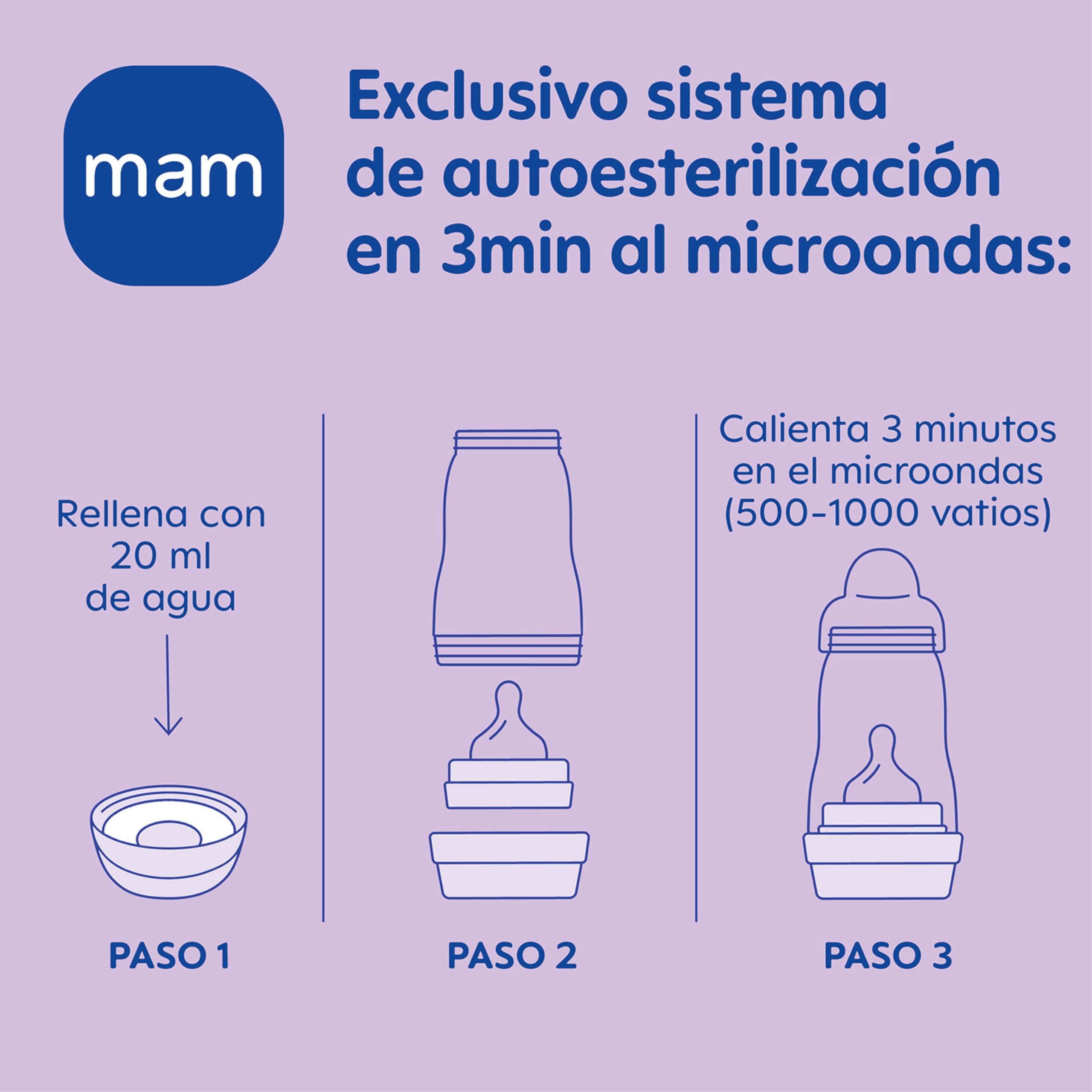 mam-easy-start-anti-colic-biber-n-320-ml-4-meses-rosa-mate-tetina-skinsoft-flujo image 5