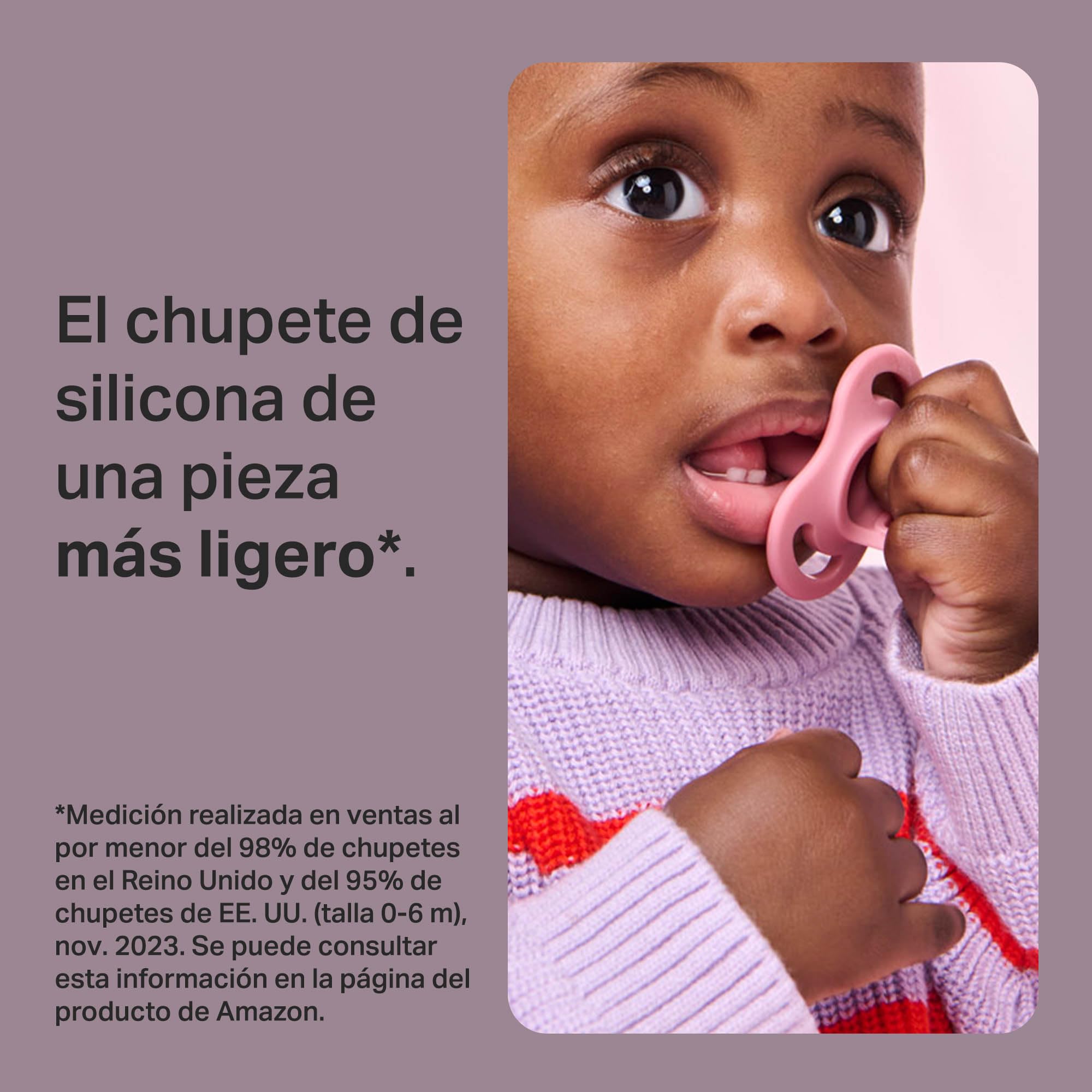tommee-tippee-chupete-ultra-light-stayput-0-6m-pack-de-4-silicona-de-una-sola-pi image 4
