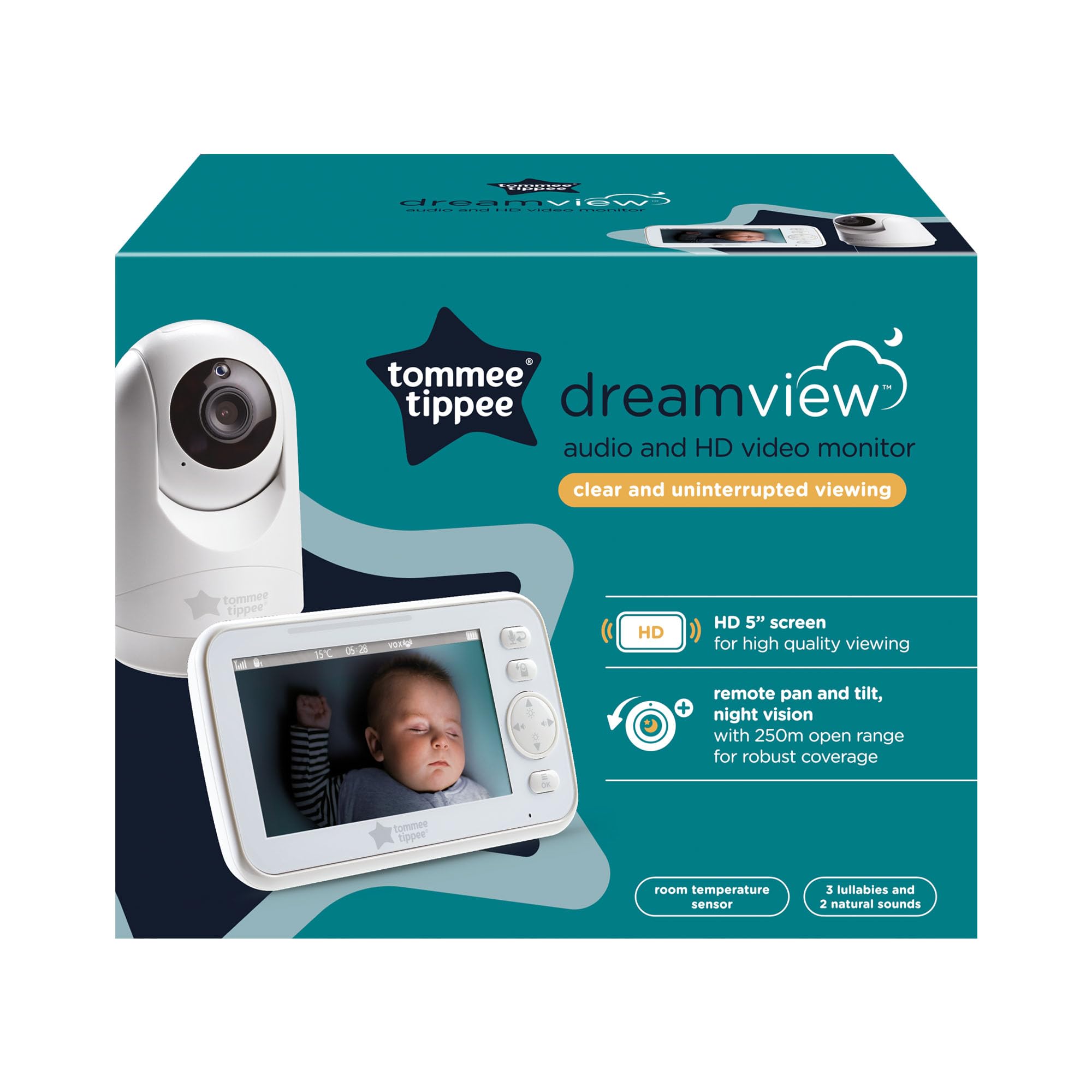 tommee-tippee-dreamview-monitor-de-beb-hd-de-audio-y-video-con-c-mara-panor-mica image 3