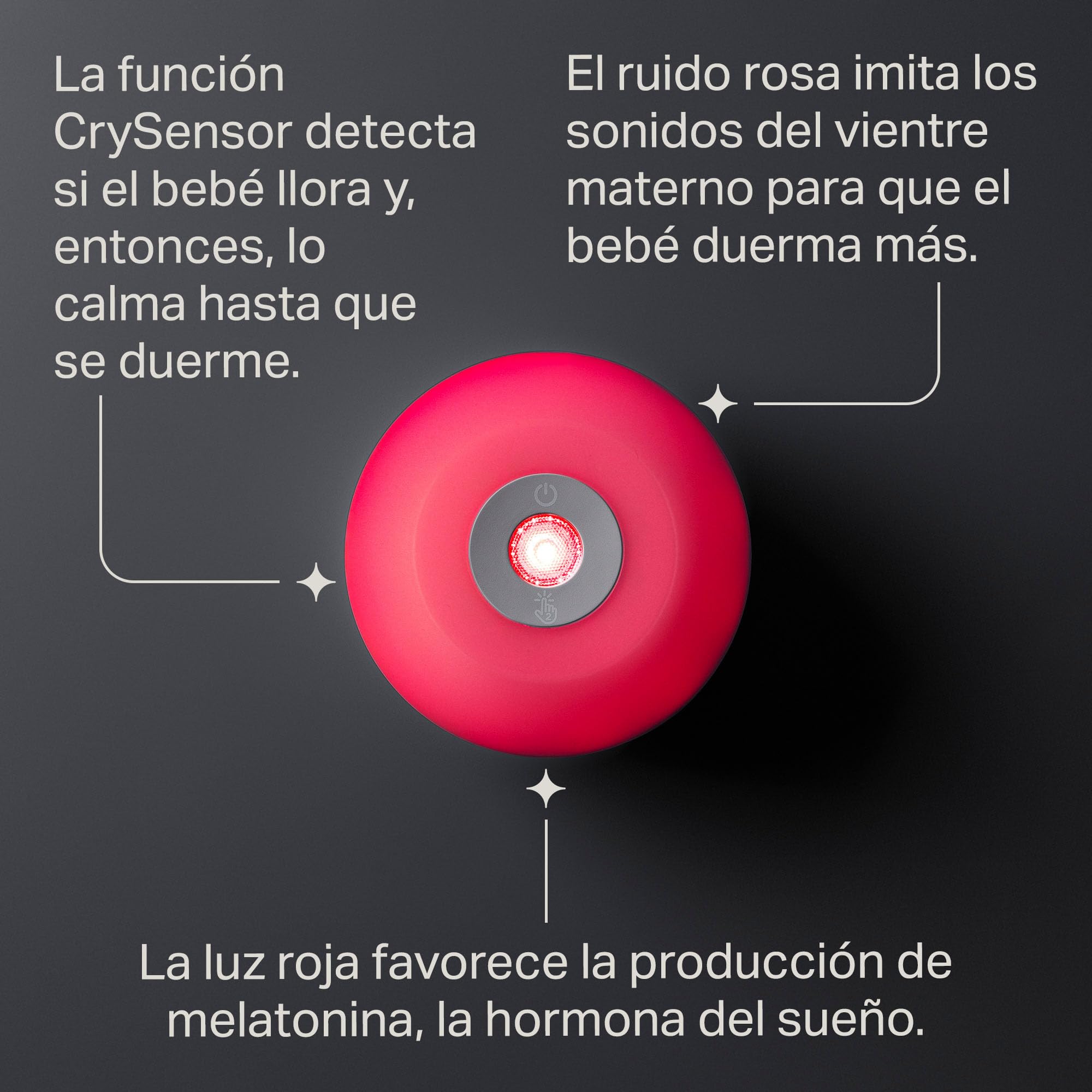 tommee-tippee-dreammaker-duermebeb-s-con-luz-y-sonido-ruido-rosa-luz-roja-y-crys image 5