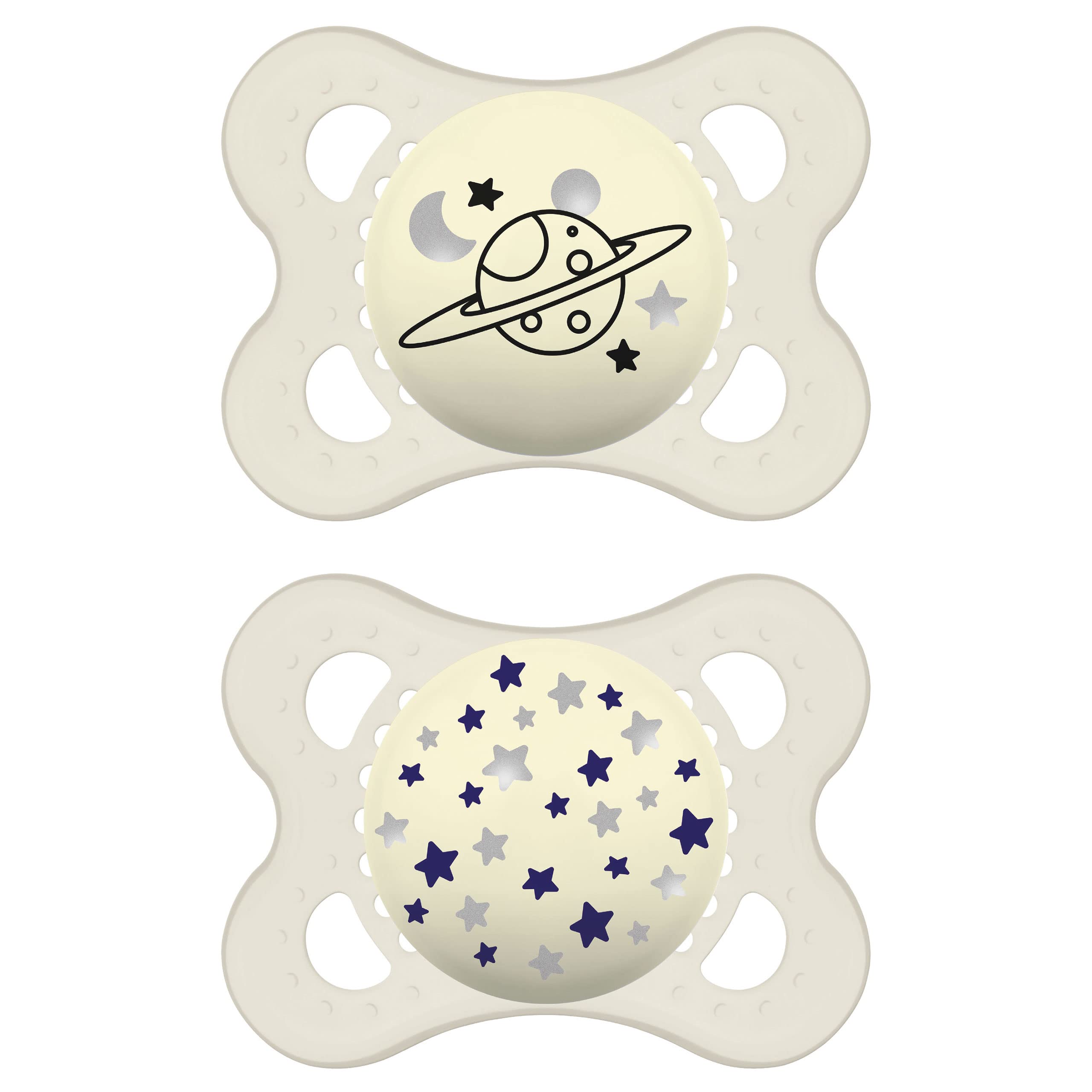 mam-original-night-chupete-que-brilla-en-la-oscuridad-0-meses-neutro-pack-de-2-c image 1