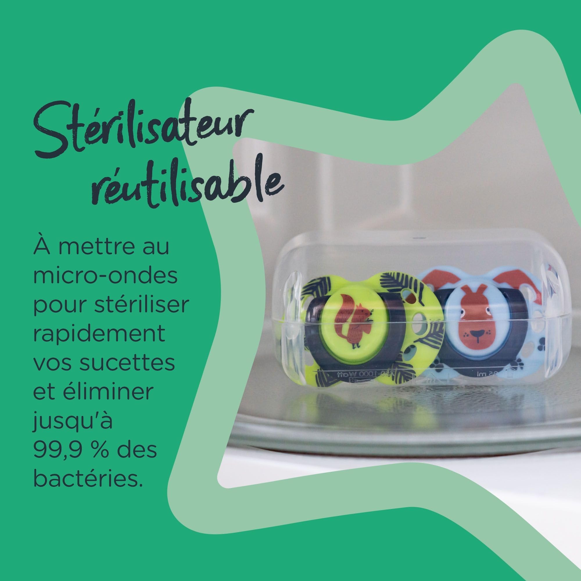 tommee-tippee-fun-chupetes-ortod-nticos-6-18-meses-pack-de-2-silicona-reversible image 8