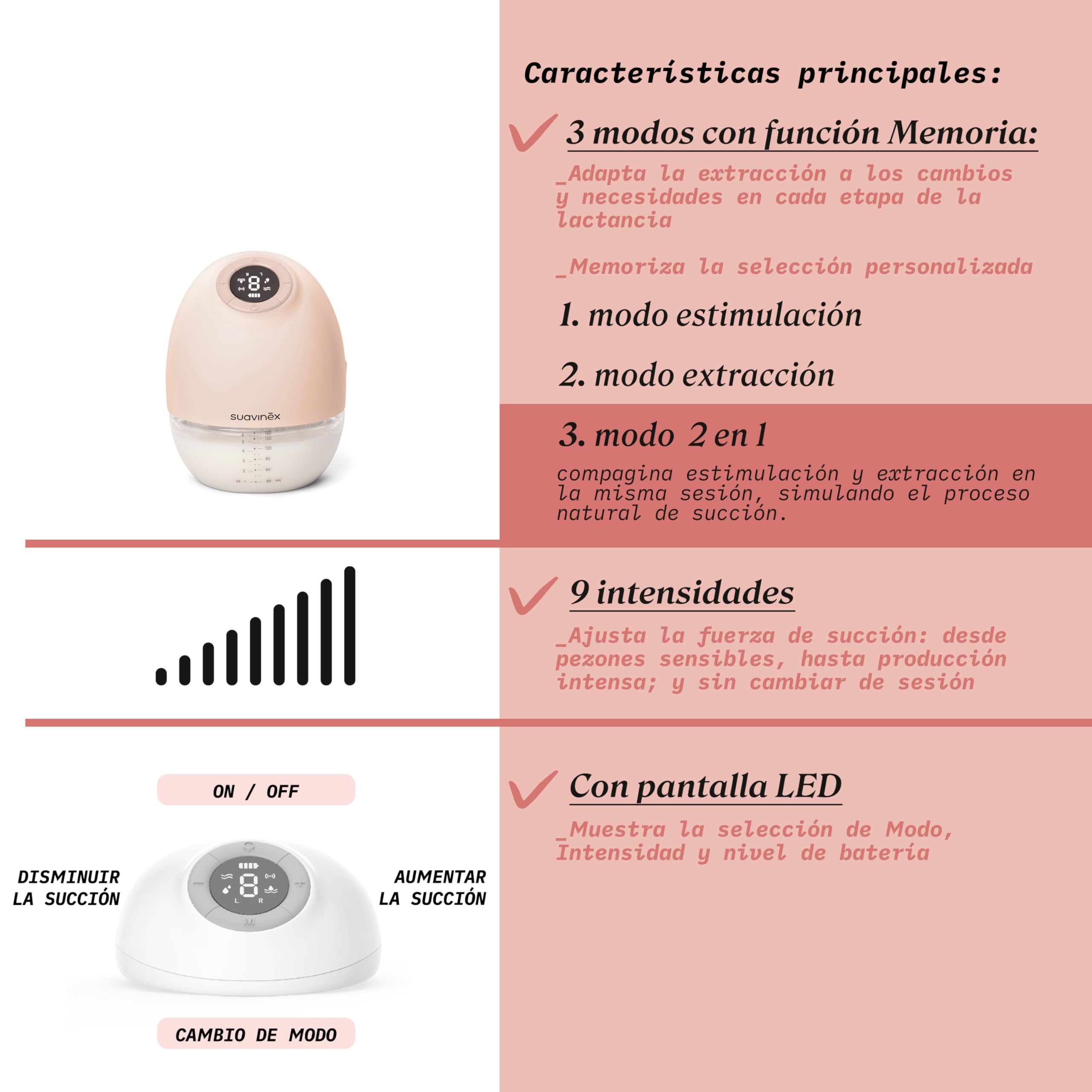 suavinex-sacaleches-manos-libres-sin-cables-extractor-de-leche-materna-el-ctrico image 5