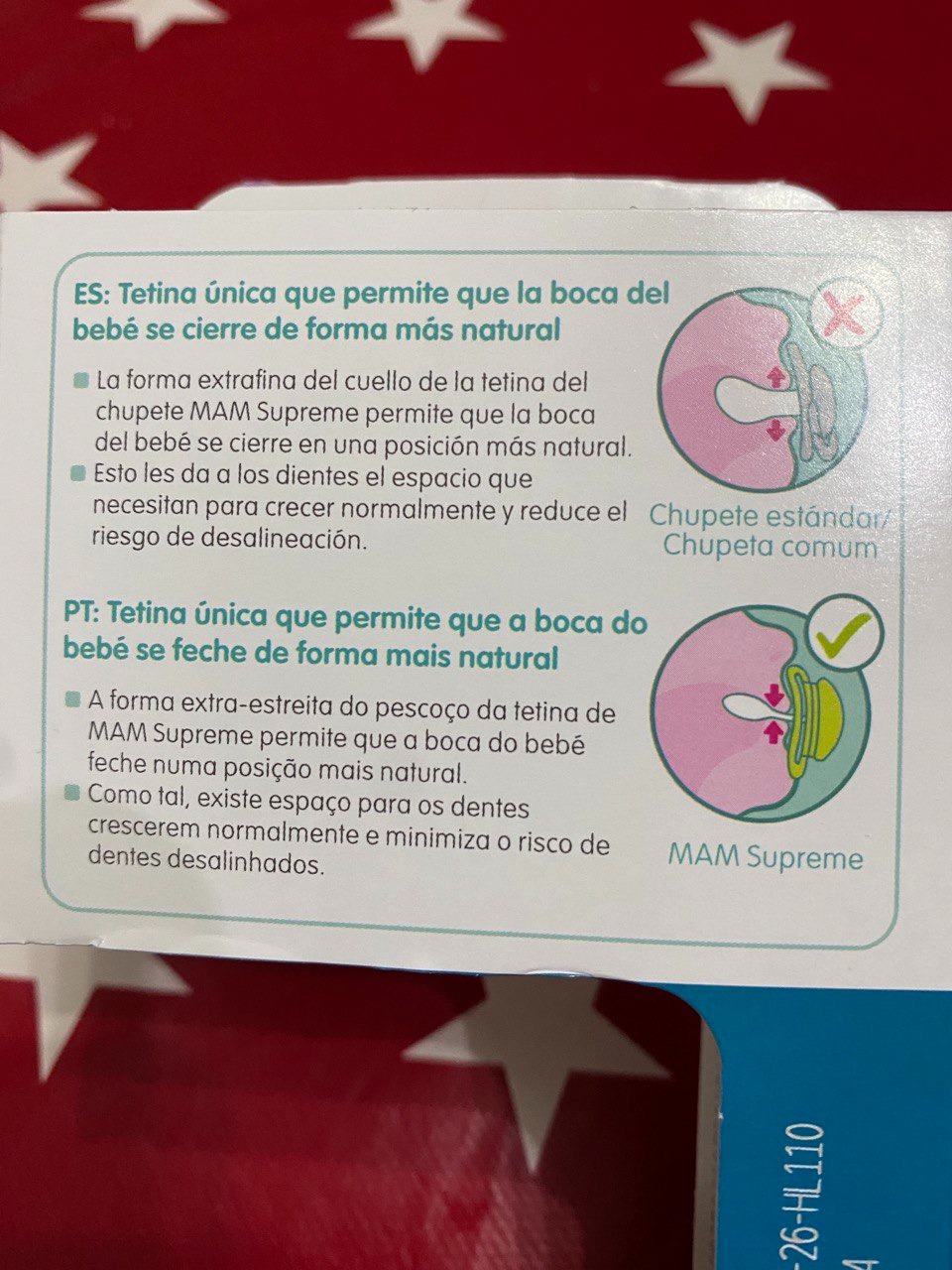 Muy bien para +6 meses
