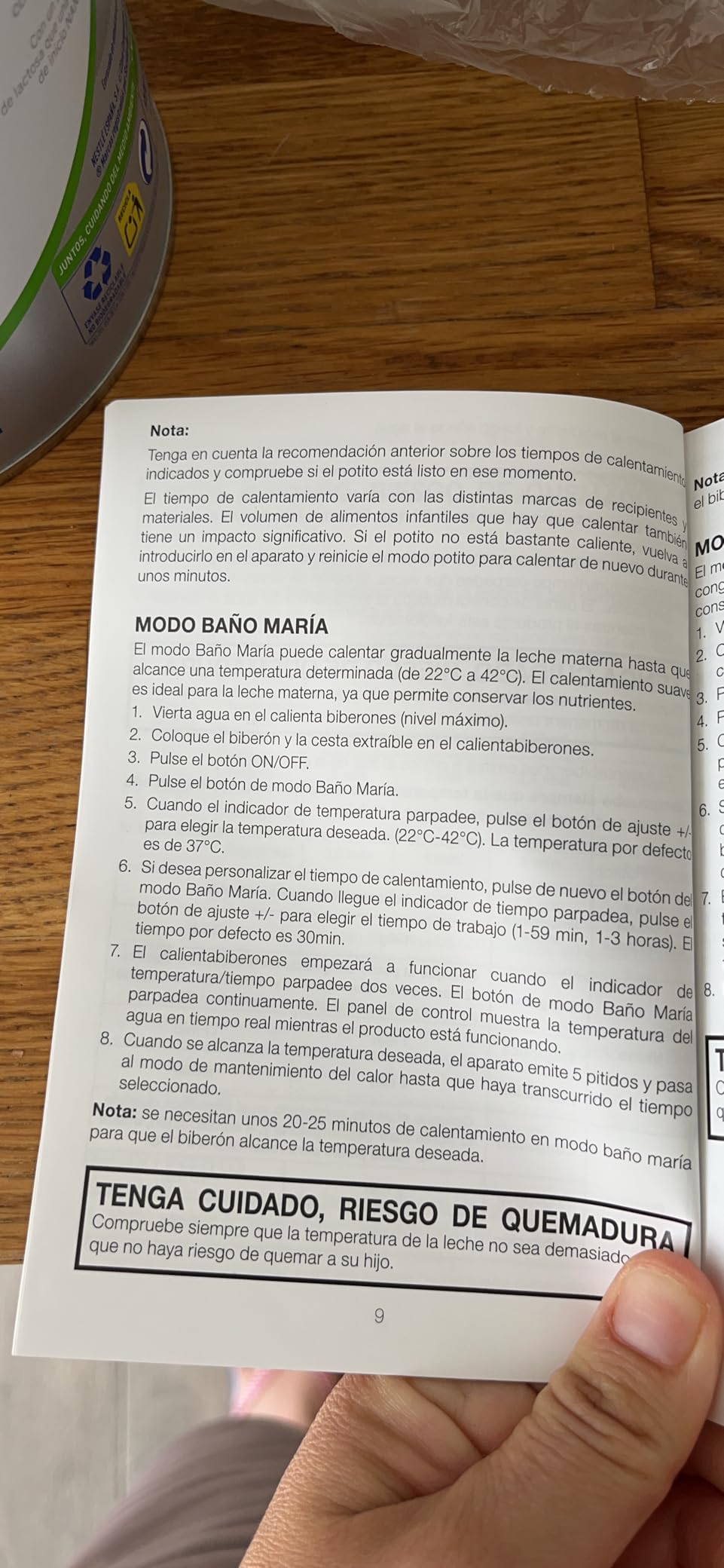 Genial para leche materna