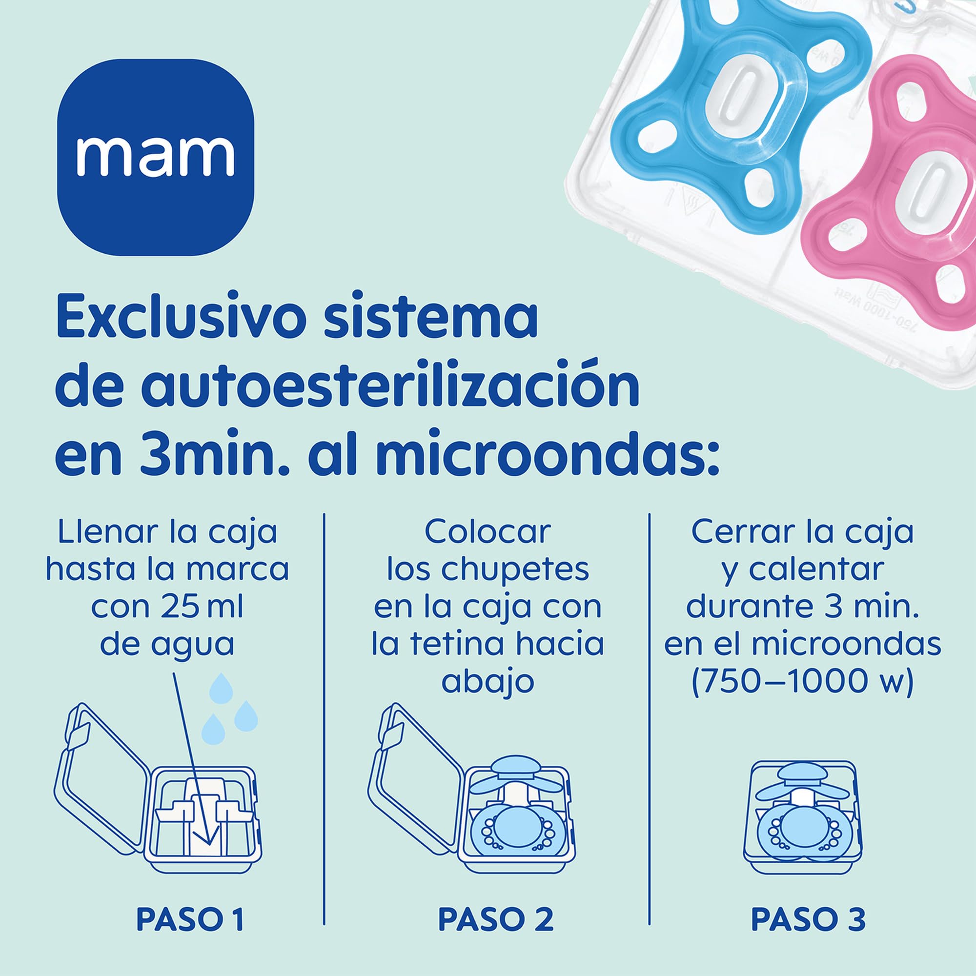 mam-chupete-comfort-0-3-meses-azul-2-uds-chupete-100-silicona-en-una-pieza-extra image 6