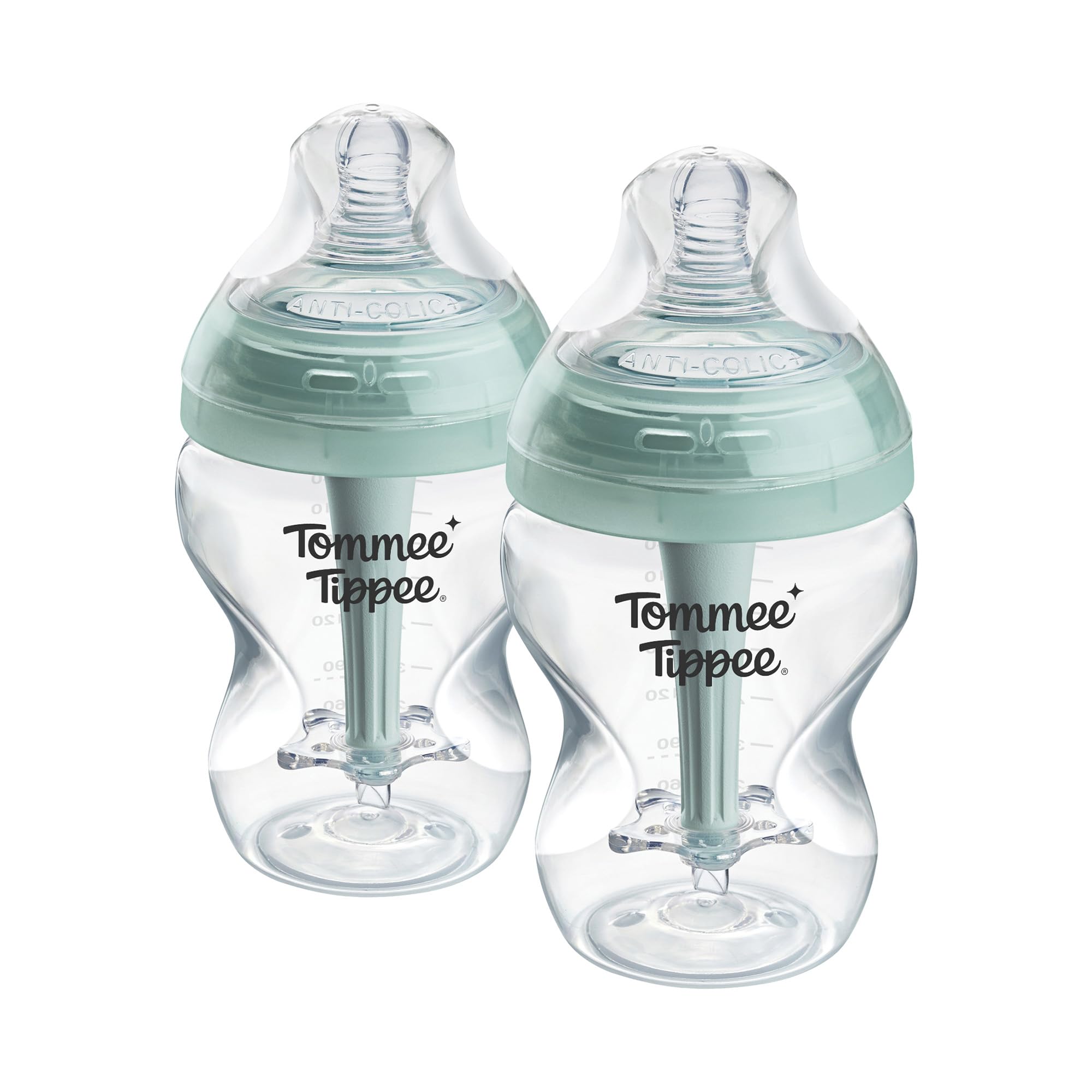 tommee-tippee-biber-n-antic-licos-avanzado-260-ml-pack-de-2-tetina-de-flujo-lent image 1
