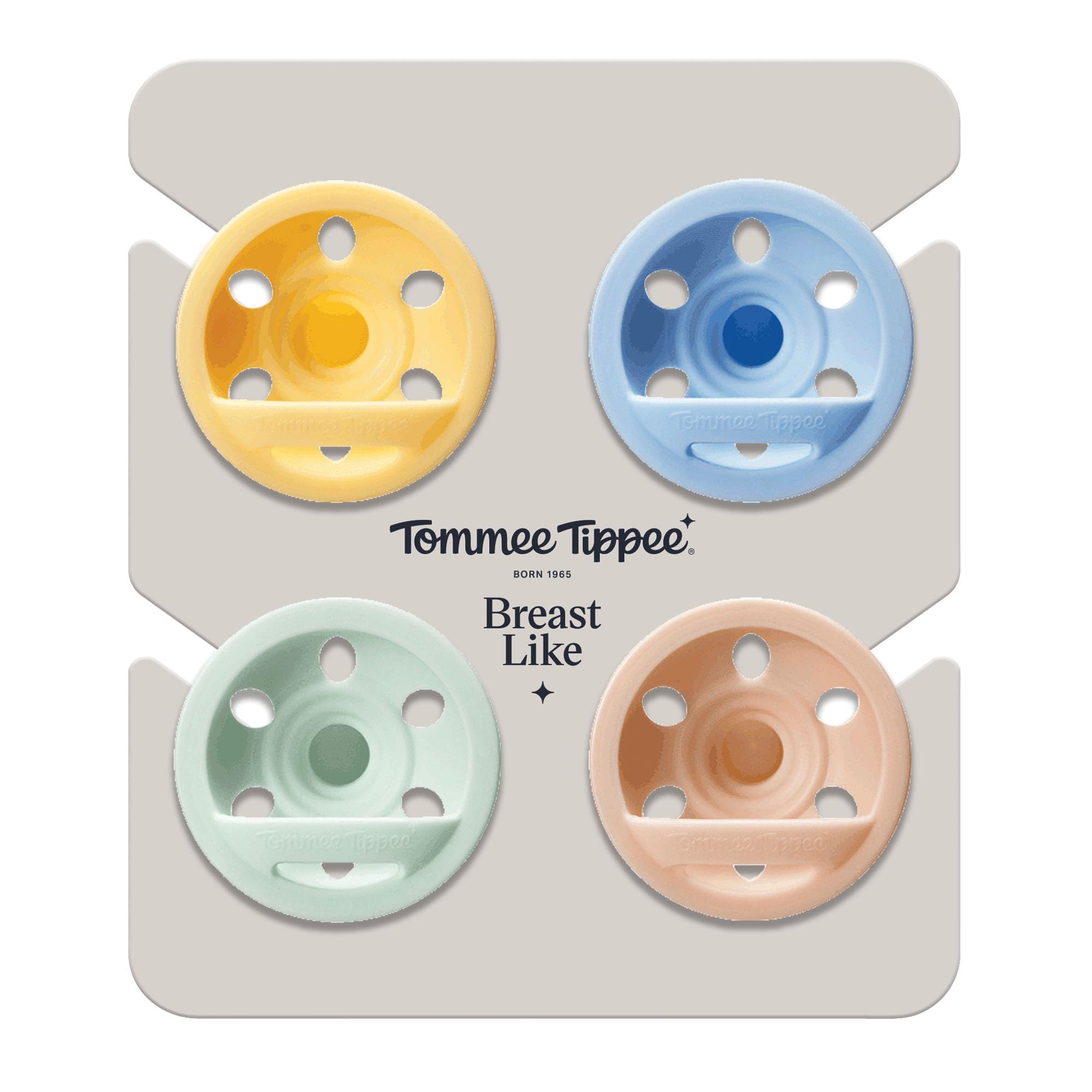 tommee-tippee-chupete-anat-mico-ligero-0-6m-pack-de-4-silicona-de-una-sola-pieza image 2
