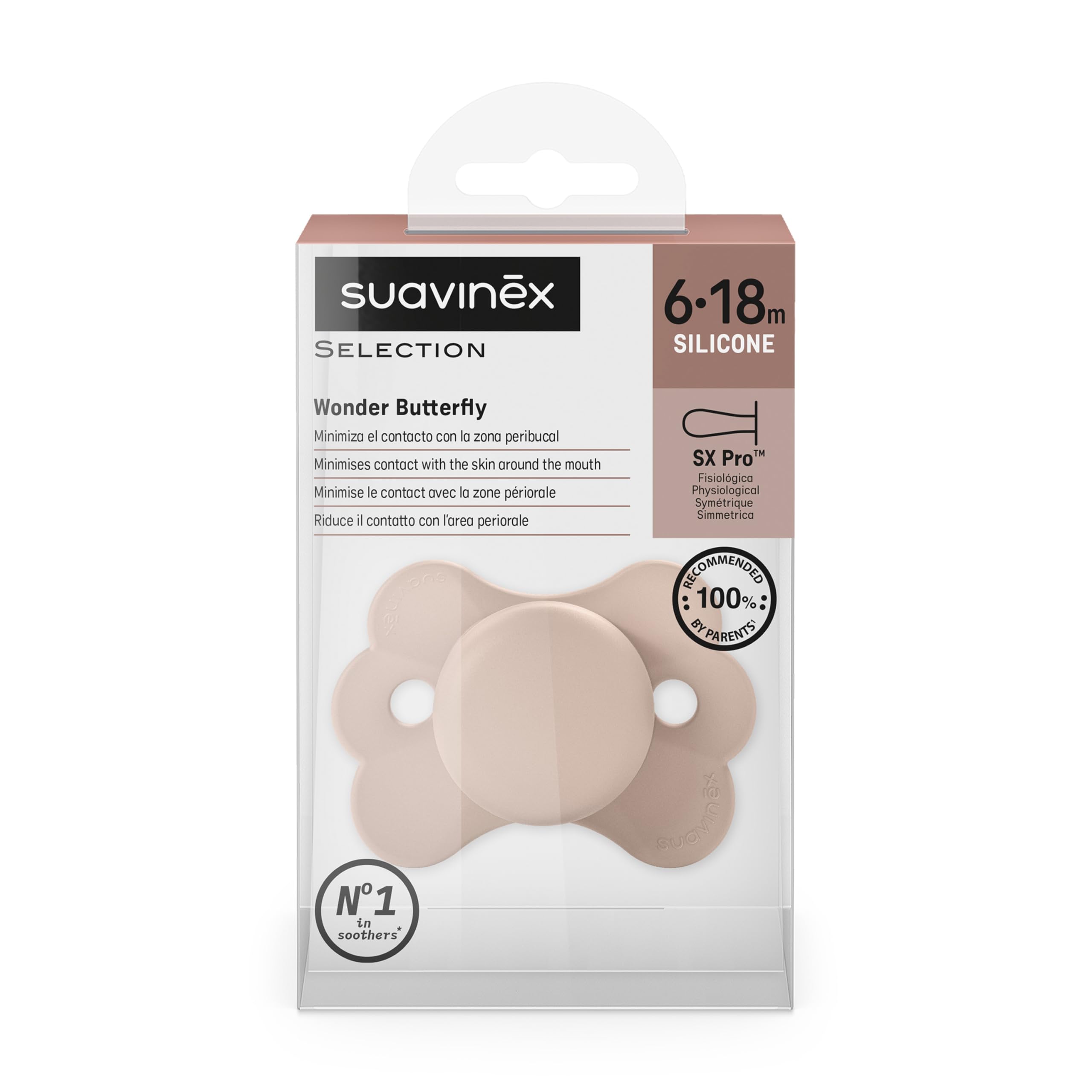 suavinex-wonderland-rosa-liso-chupete-6-18-meses-con-tetina-fisiol-gica-sx-pro-d image 2