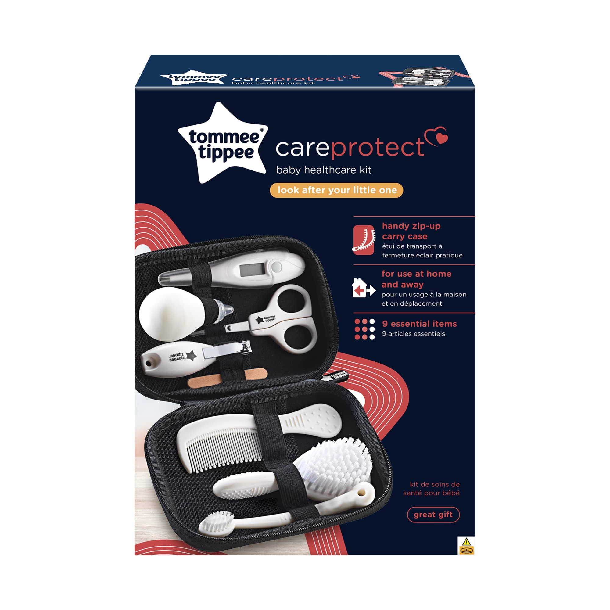 tommee-tippee-set-de-cuidado-y-aseo-para-beb-9-piezas-esenciales-con-funda-de-vi image 1