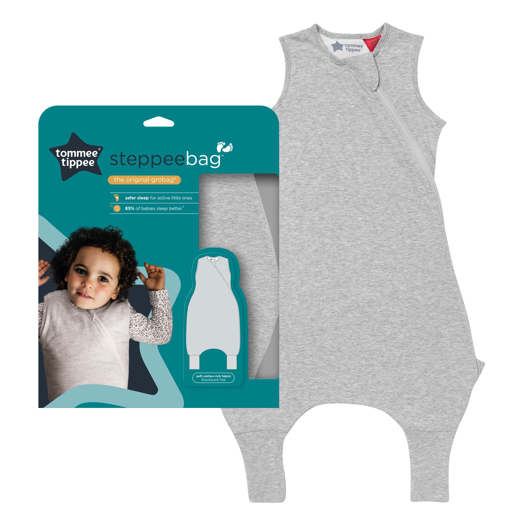 tommee-tippee-the-original-grobag-steppeebag-saco-de-dormir-con-piernas-6-18-m-a image 2