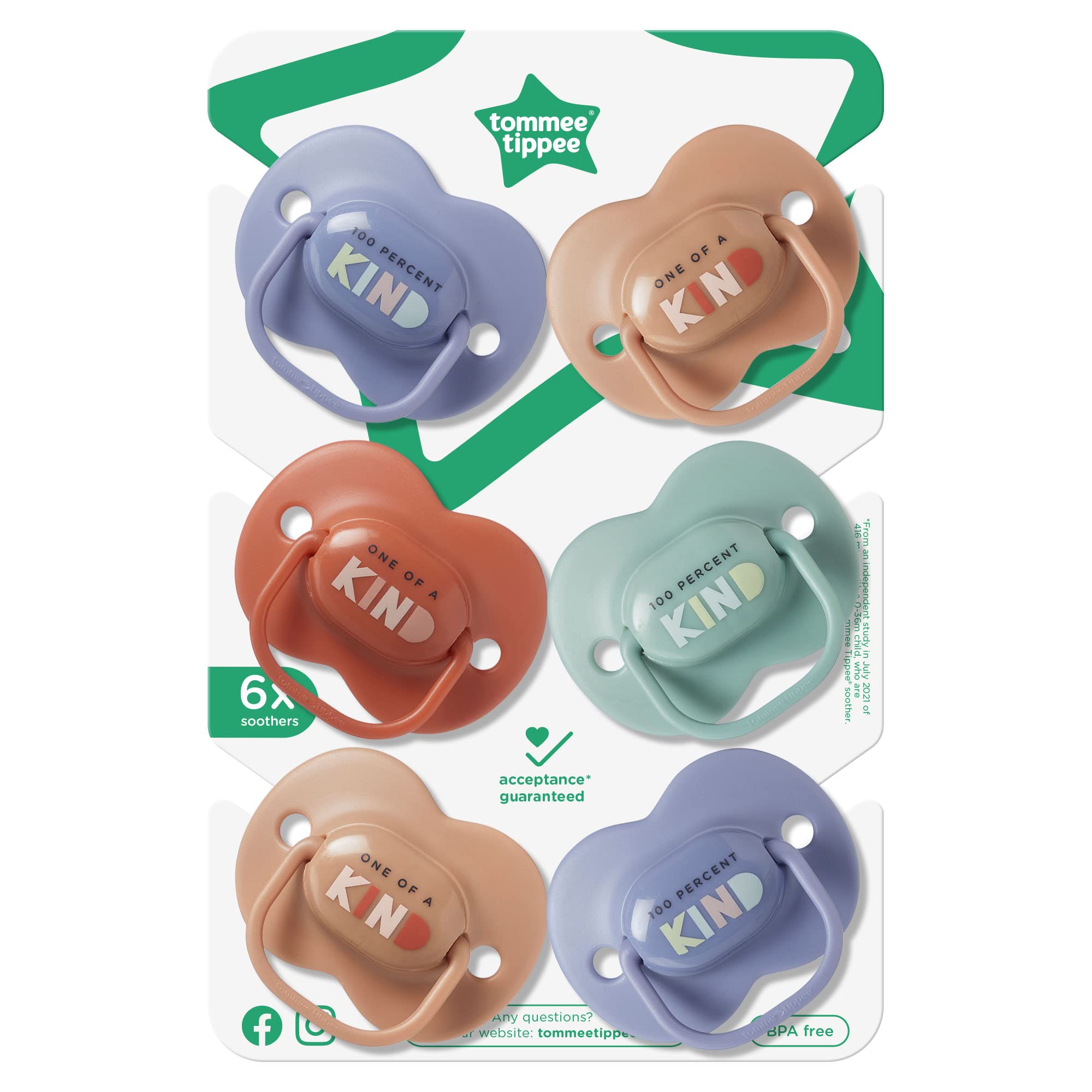 tommee-tippee-anytime-chupetes-con-dise-o-anat-mico-sim-trico-de-silicona-m-dica image 2