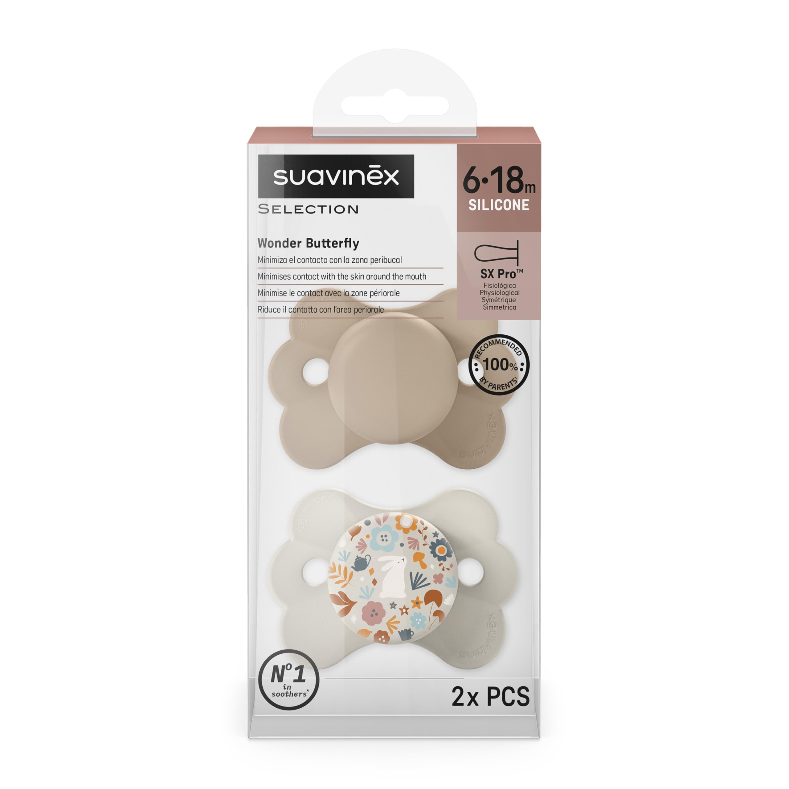 suavinex-pack-de-2-chupetes-wonderland-con-tetina-fisiol-gica-sx-pro-de-silicona-2 image 3