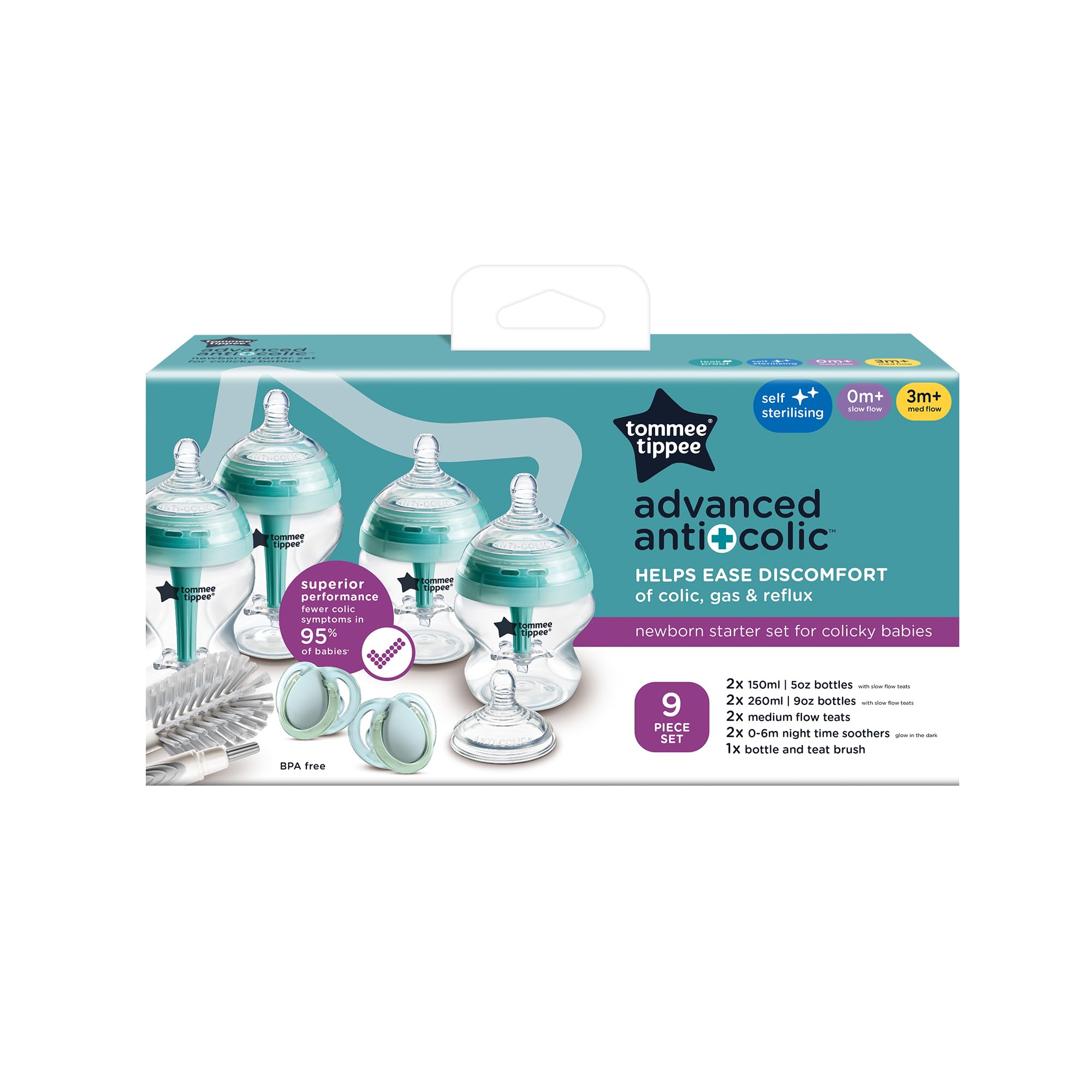 tommee-tippee-kit-de-arranque-antic-lico-avanzado-para-reci-n-nacidos-biberones- image 2