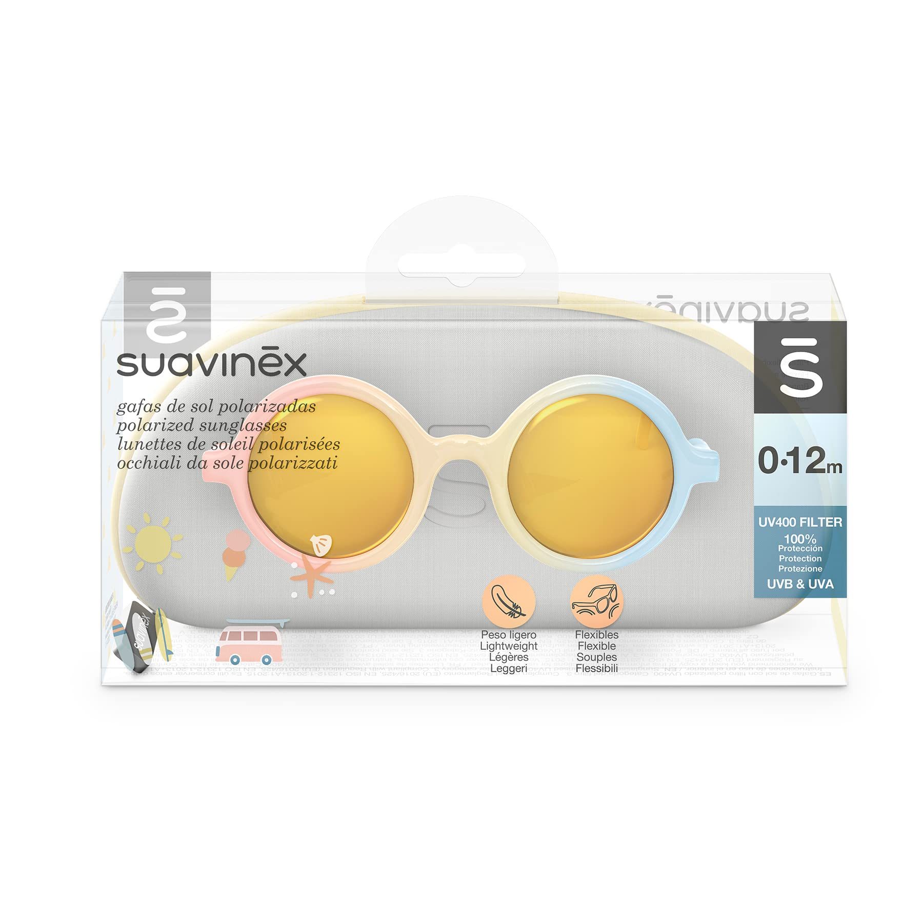 suavinex-gafas-de-sol-beb-0-12-meses-polarizadas-uv400-redondas-tye-dye-con-fund image 2