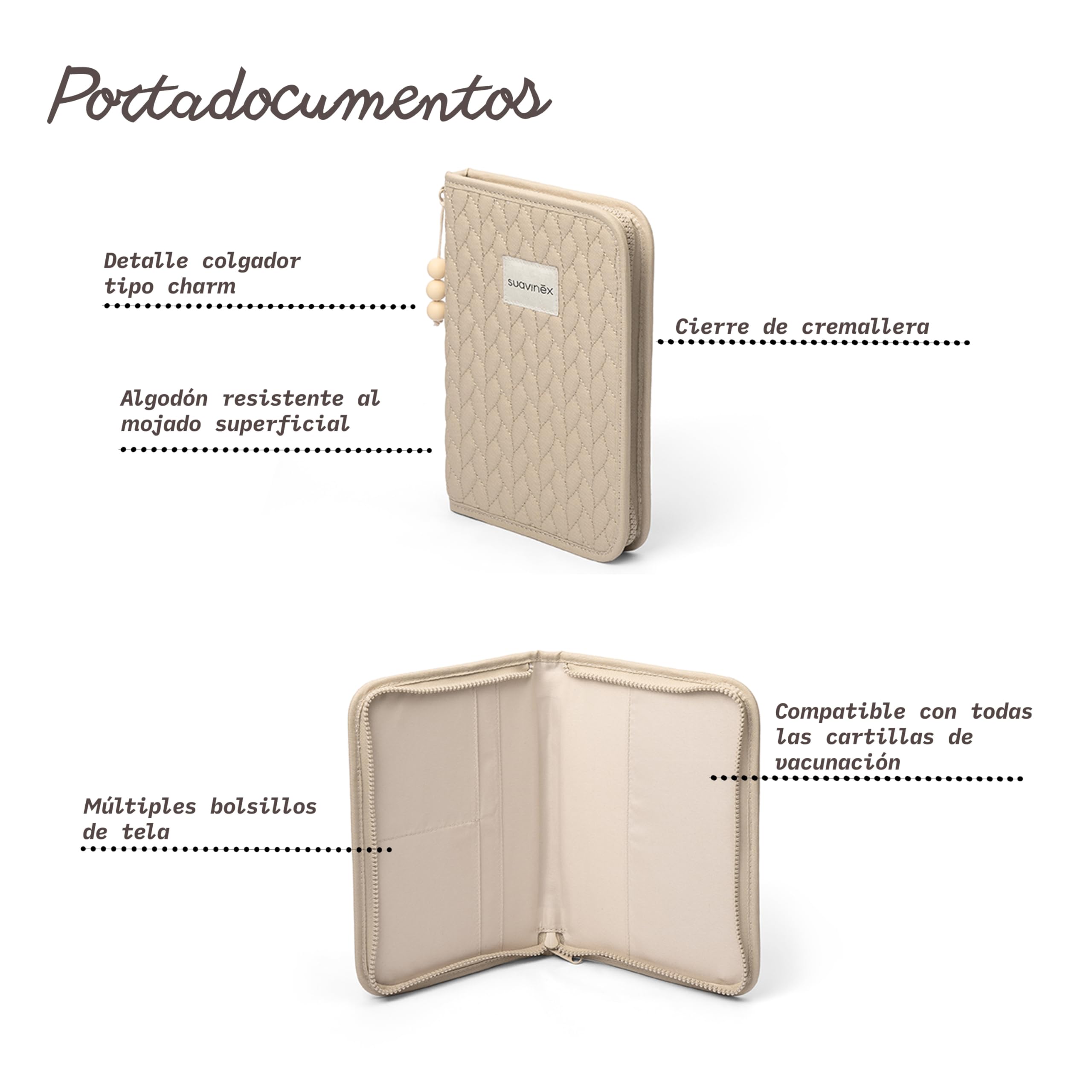 suavinex-portadocumentos-rosa-funda-con-cremallera-para-cartilla-sanitaria-y-doc image 5