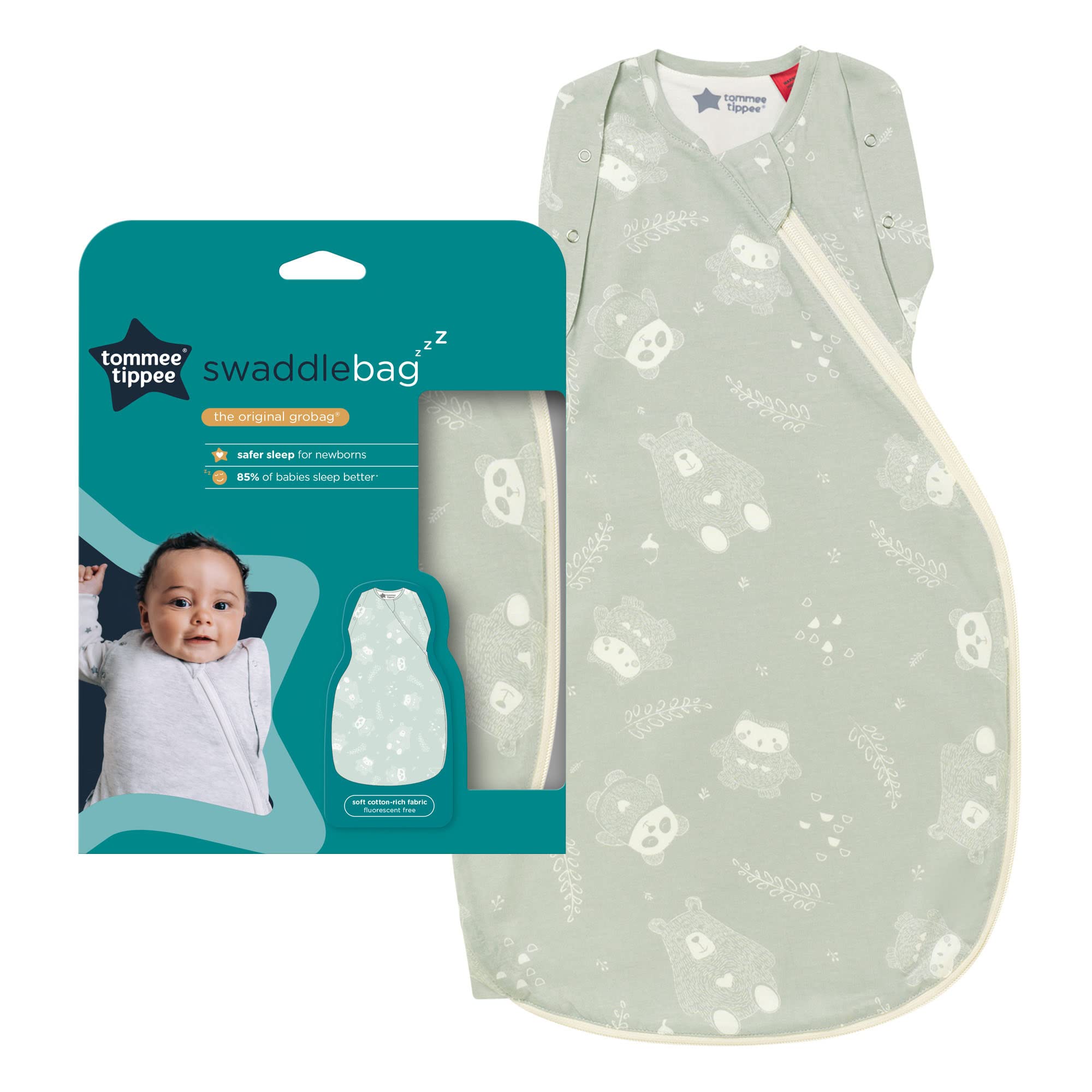 tommee-tippee-the-original-grobag-saco-de-dormir-beb-0-3m-2-5-tog-saludable-para image 2
