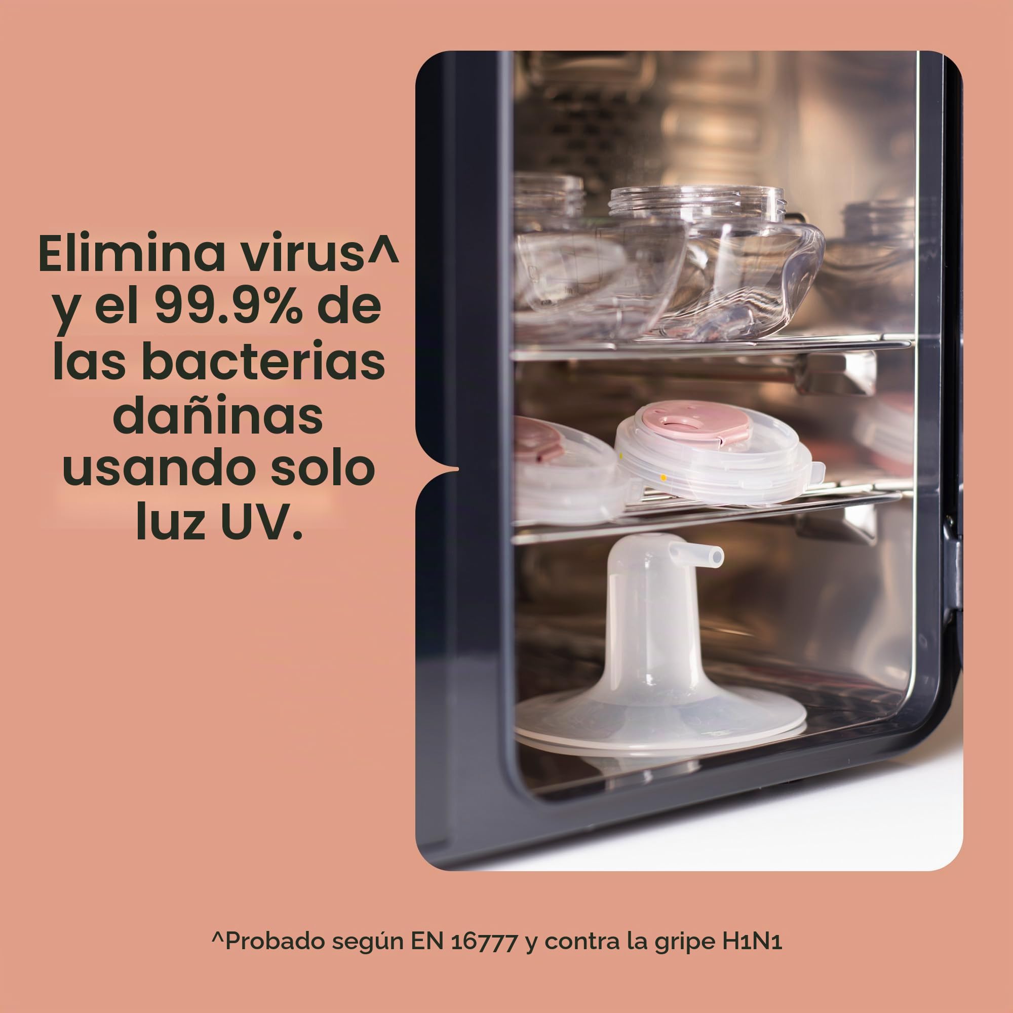 tommee-tippee-uv-3-in-1-esterilizador-y-secador-de-biberones-y-accesorios-mata-e image 3
