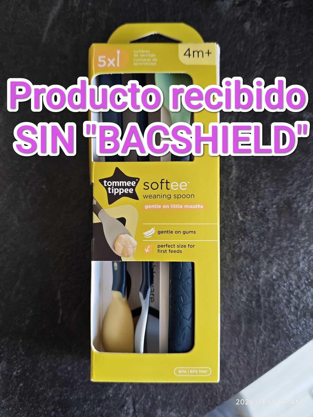 Cucharas de destete correctas