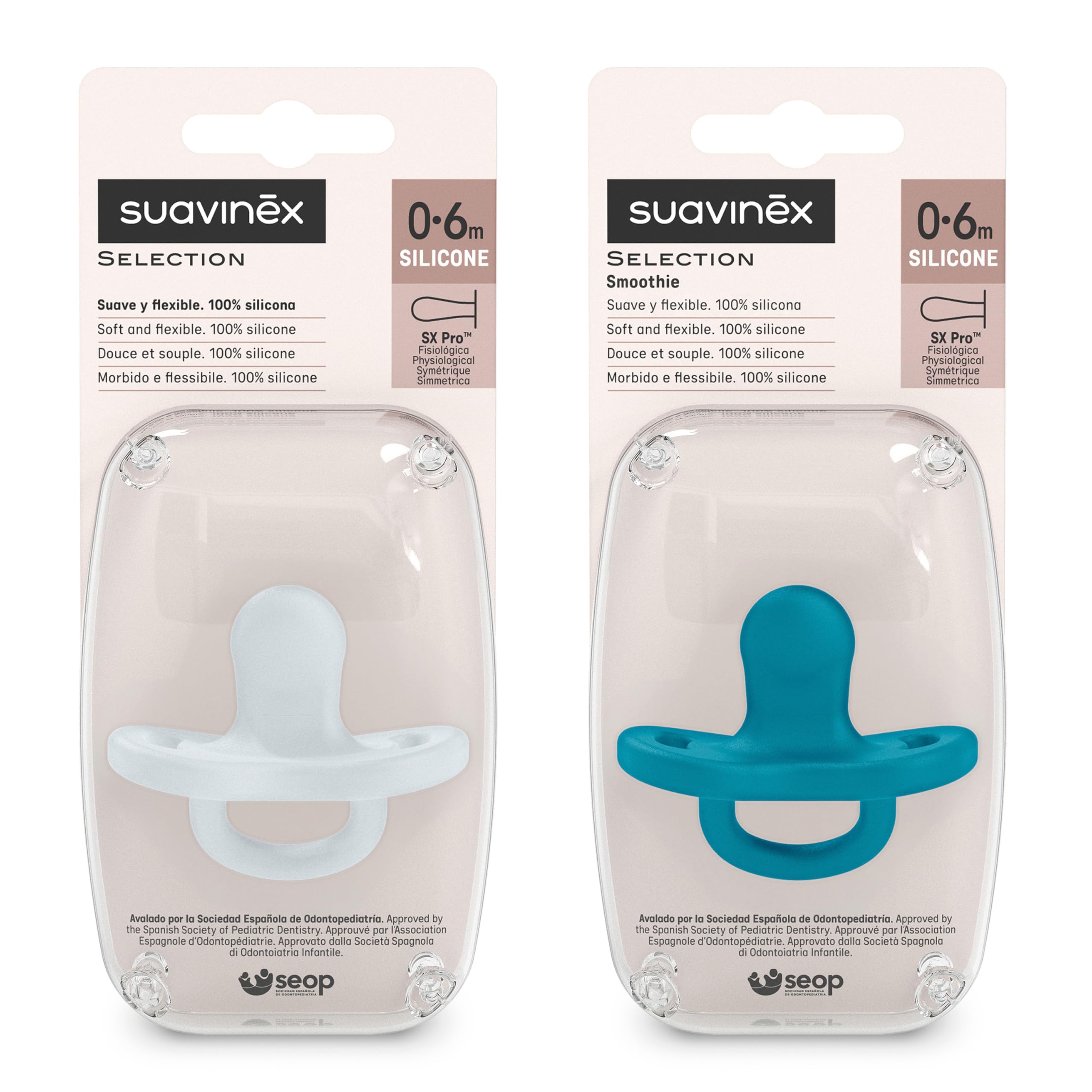 suavinex-colour-essence-chupete-todo-silicona-smoothie-con-tetina-fisiol-gica-sx image 2
