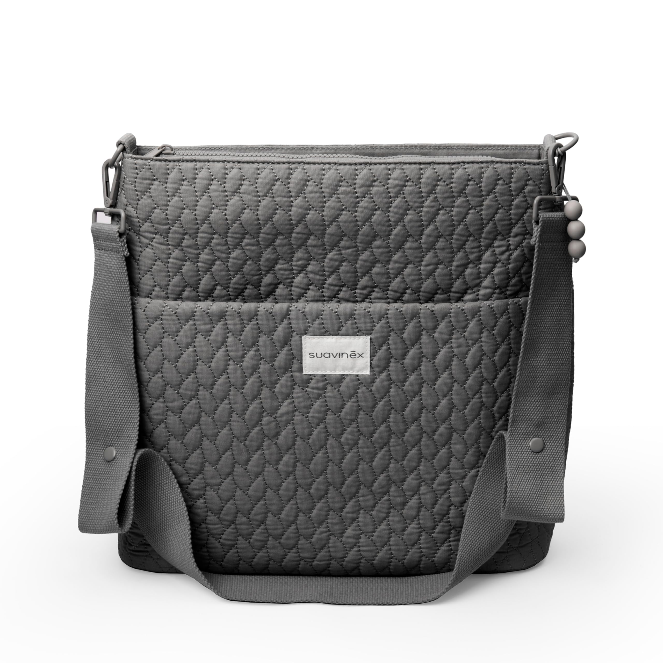 suavinex-bolso-maternidad-tote-bag-gris-gran-capacidad-15-l-asas-ajustables-al-c image 2