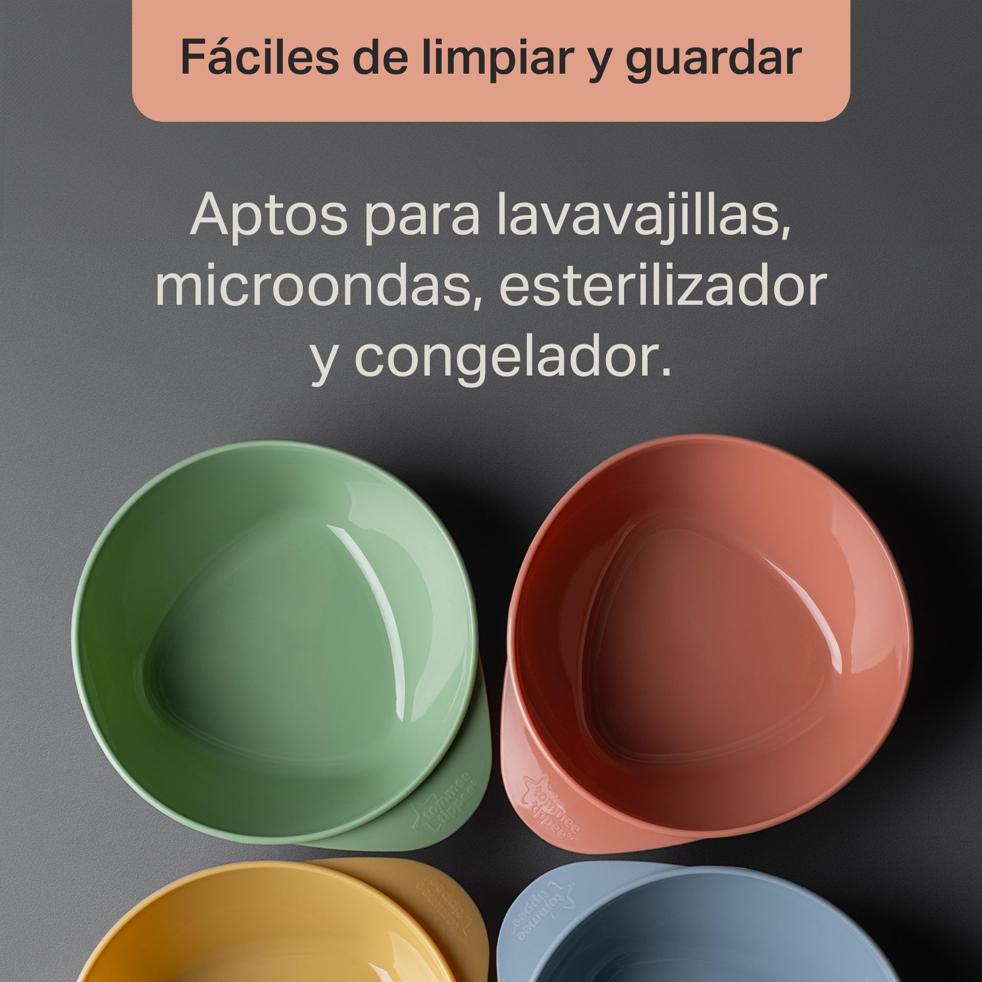 tommee-tippee-boles-easi-scoop-6-meses-pack-de-4-boles-de-destete-apilables-con- image 6